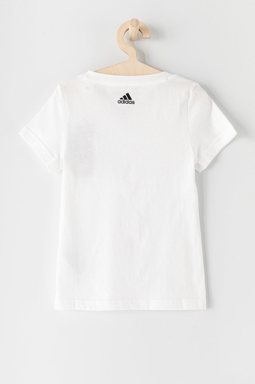

Дитяча футболка adidas колір білий