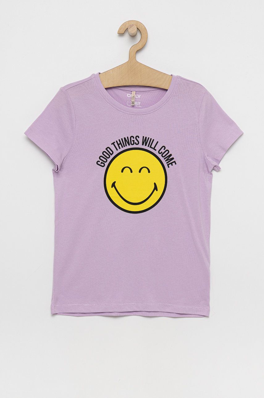 Kids Only - T-shirt bawełniany dziecięcy x Smiley