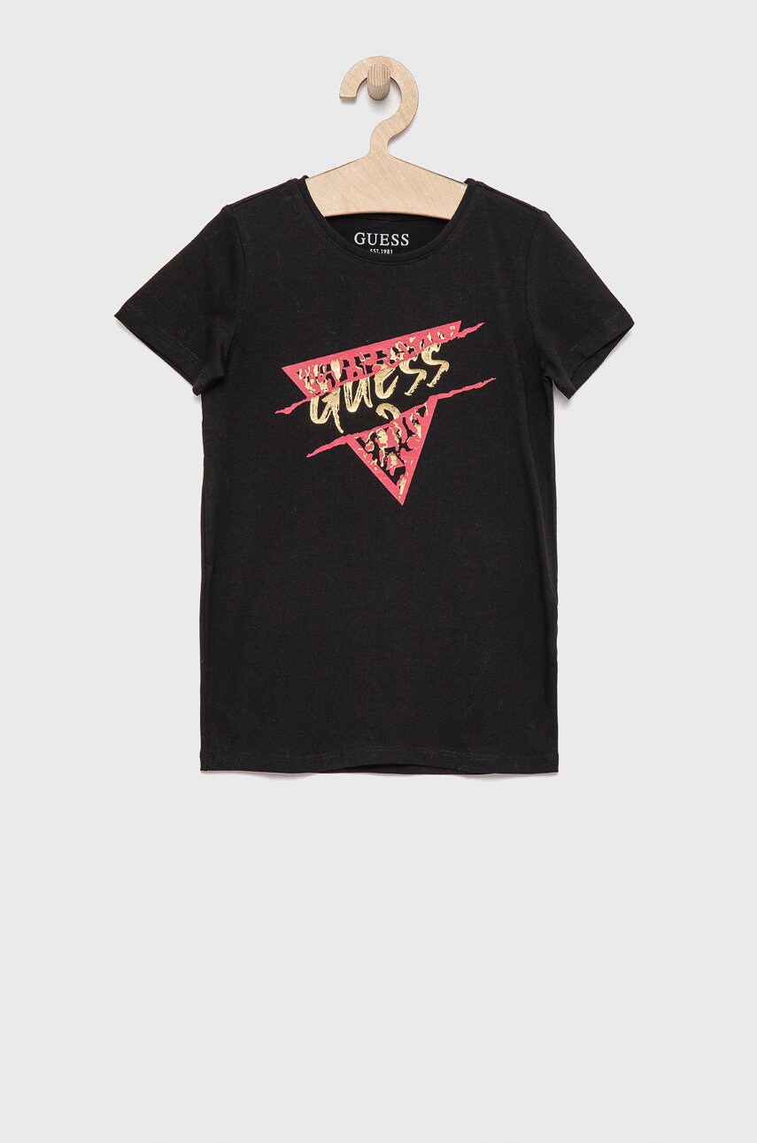 

Guess - Детска тениска, Черен
