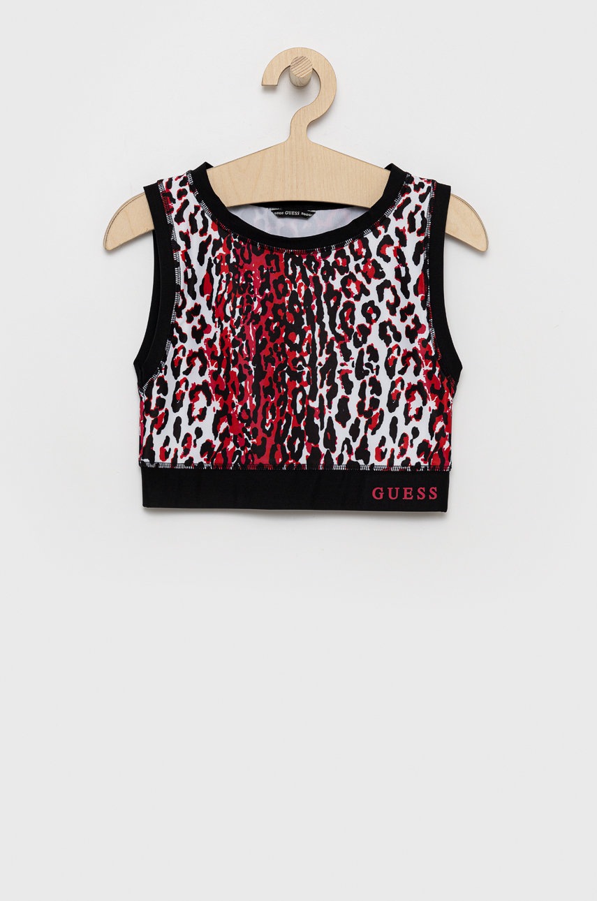 

Детски топ Guess в червено, Червен