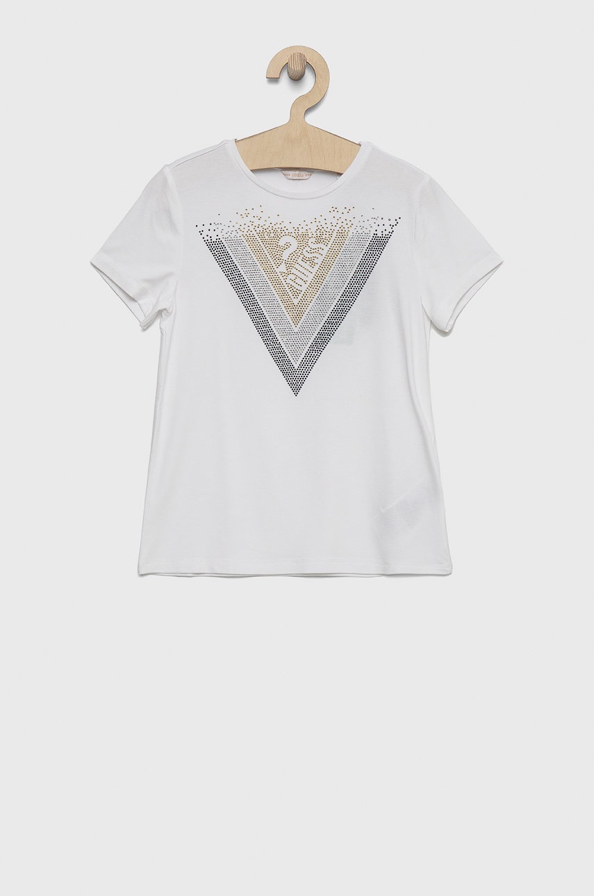 

Детска тениска Guess в бяло, Бял