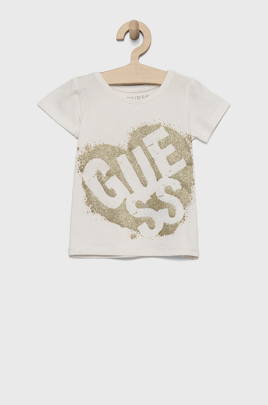 

Детска тениска Guess в бяло, Бял