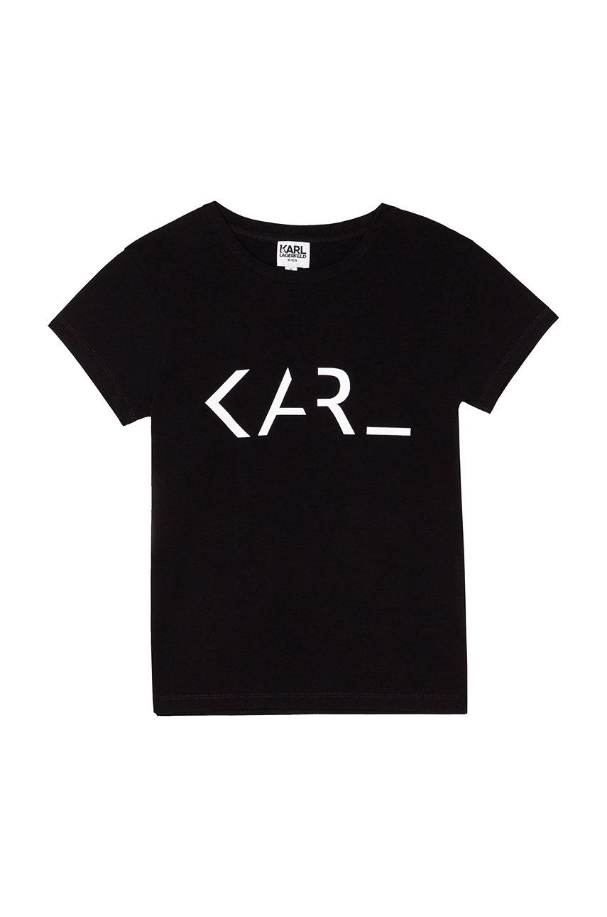 

Karl Lagerfeld - Детска тениска, Черен