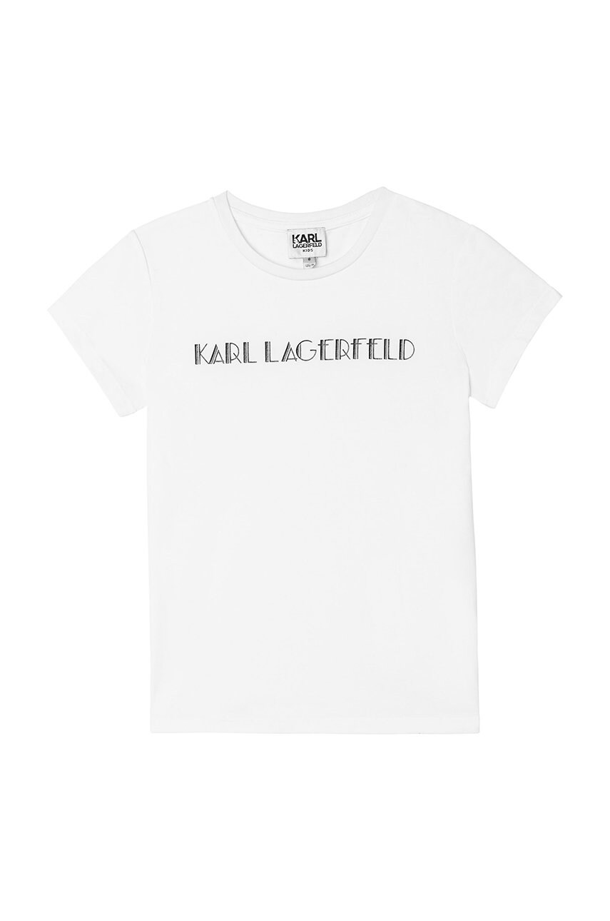 

Karl Lagerfeld - Детска тениска, Бял