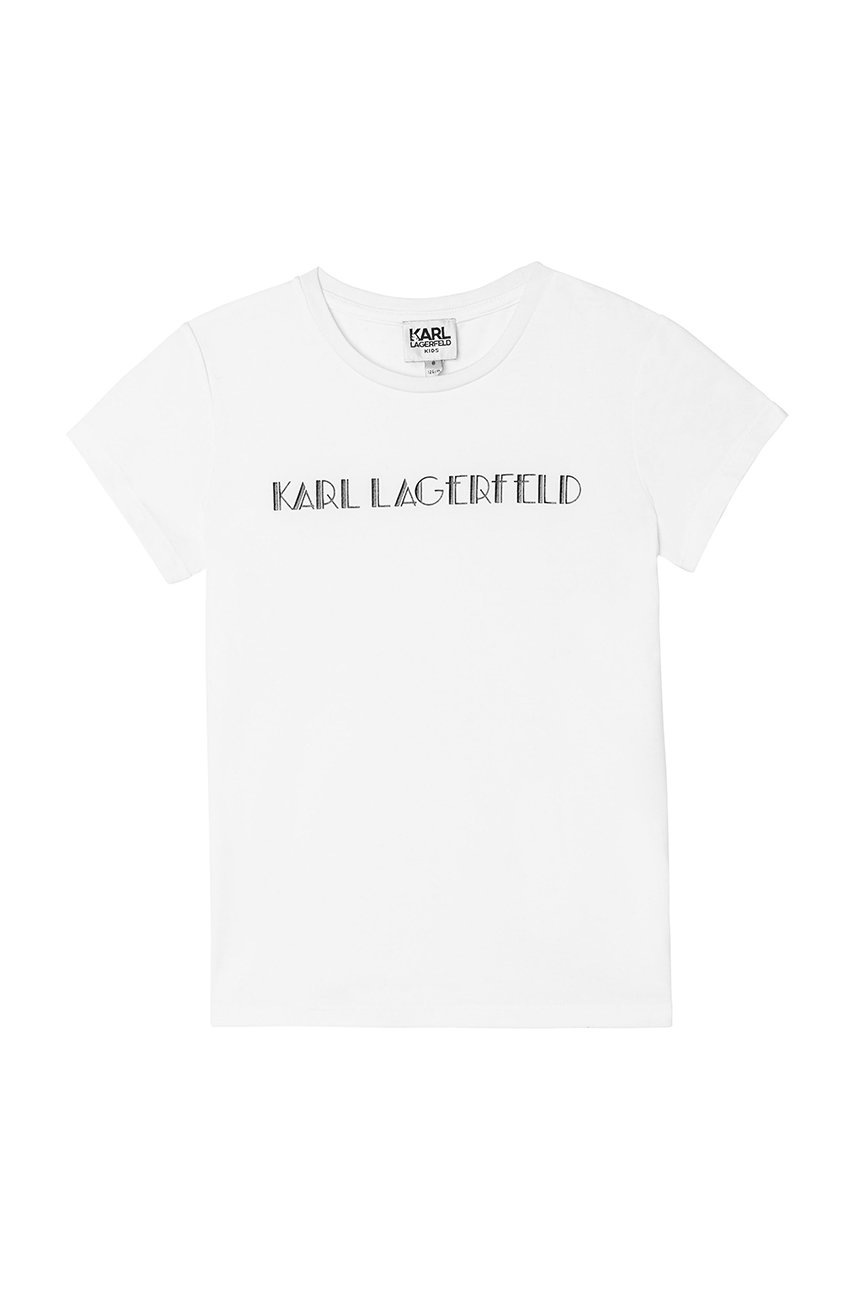 

Karl Lagerfeld - Детска тениска, Бял