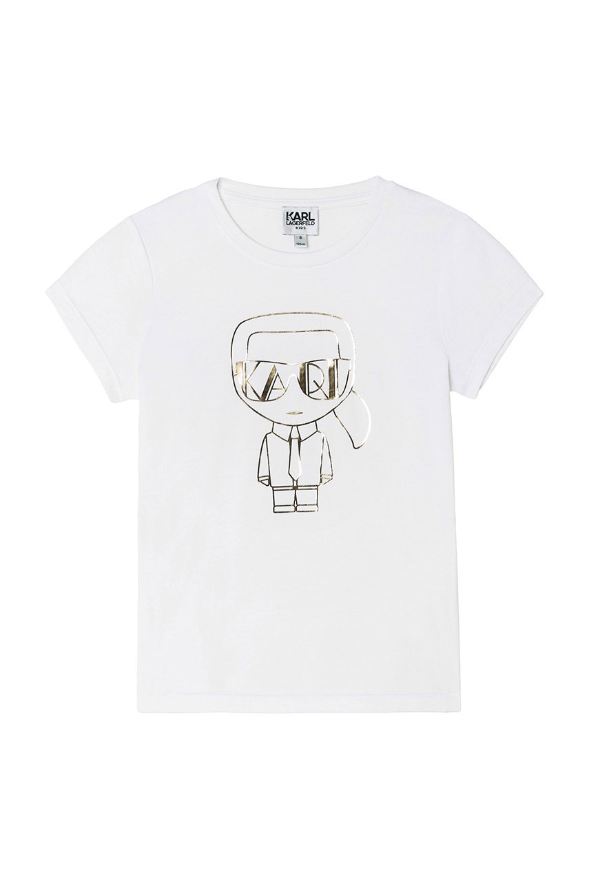 

Karl Lagerfeld - Детска тениска, Бял