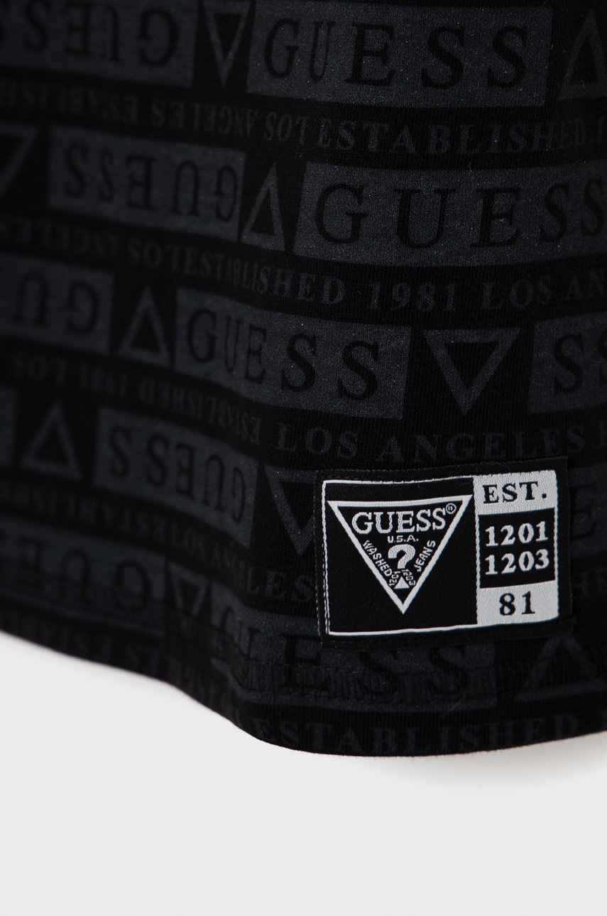 

Детская футболка Guess цвет чёрный с узором