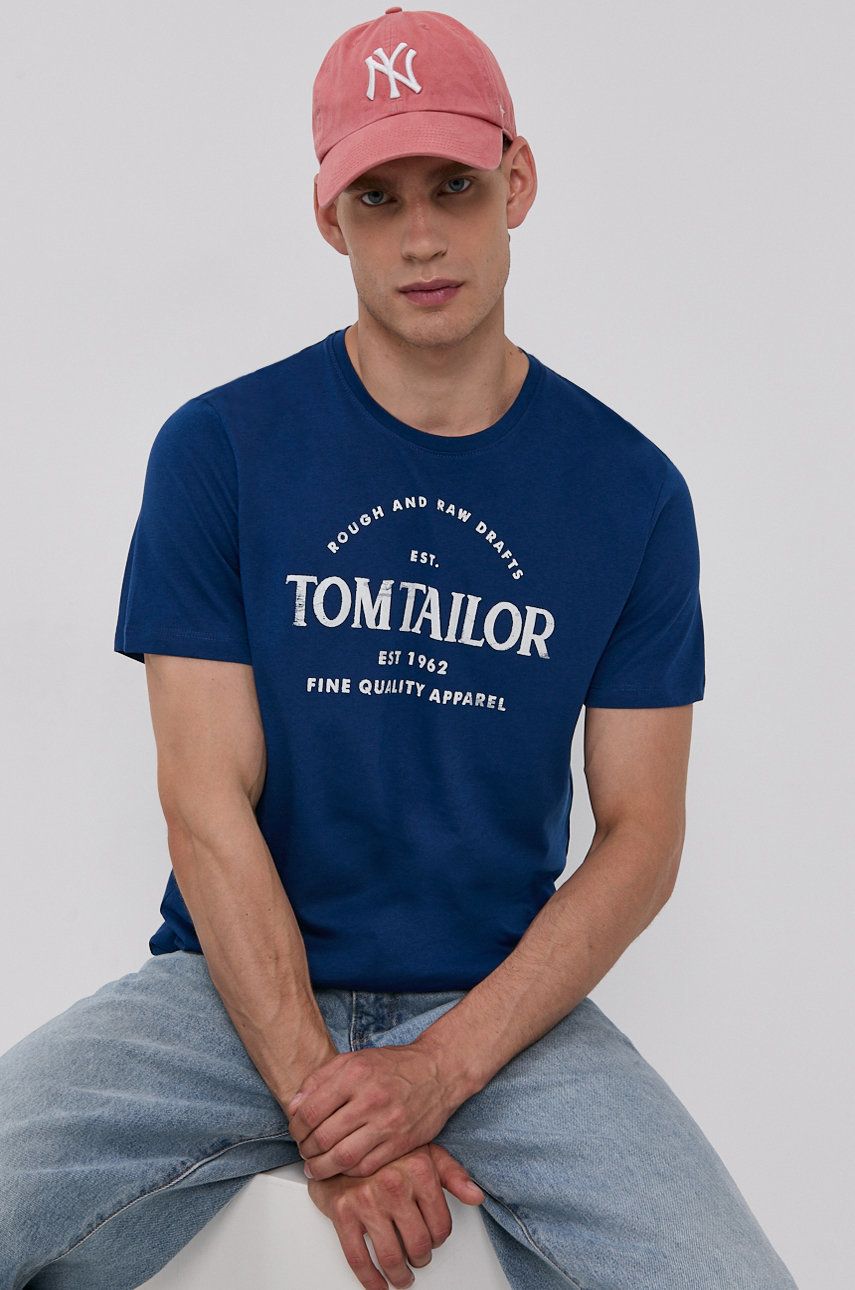 Tom Tailor - Tricou din bumbac