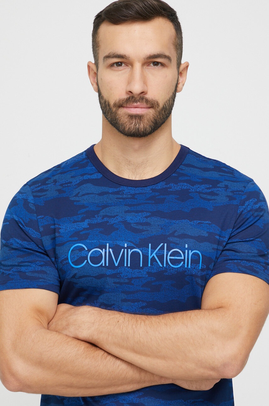 

Тениска Calvin Klein Underwear мъжка в тъмносиньо с принт, Тъмносин
