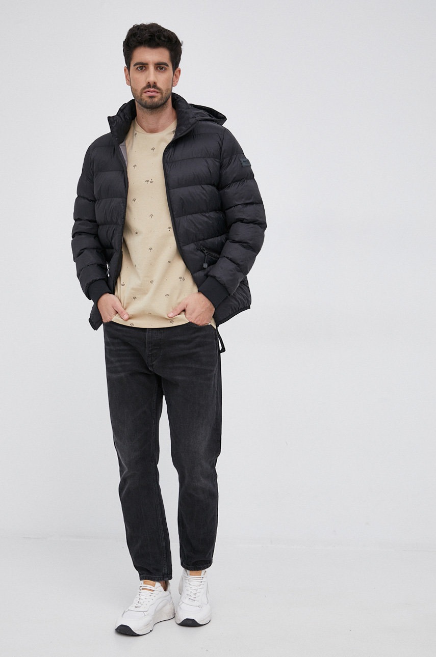 

Бавовняна футболка Scotch & Soda колір прозорий гладкий