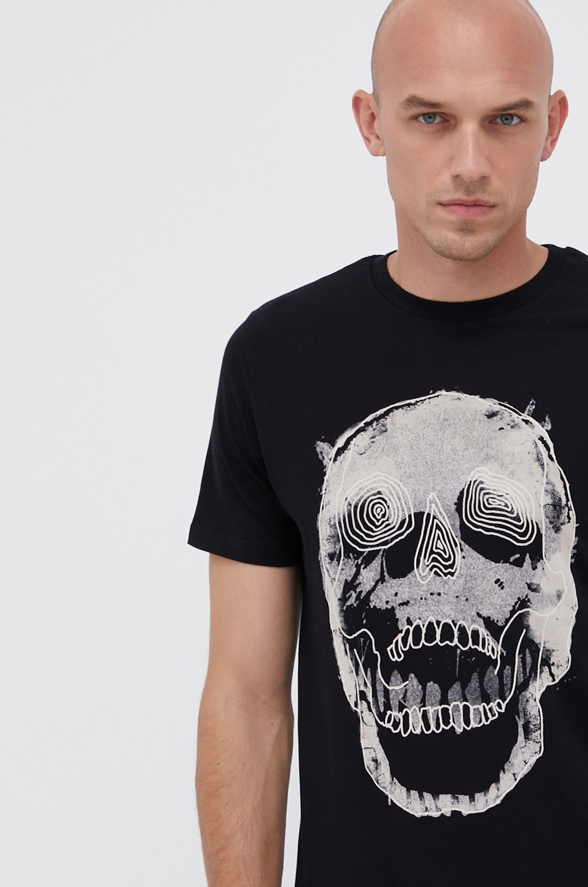 

Produkt by Jack & Jones - Памучна тениска, Черен