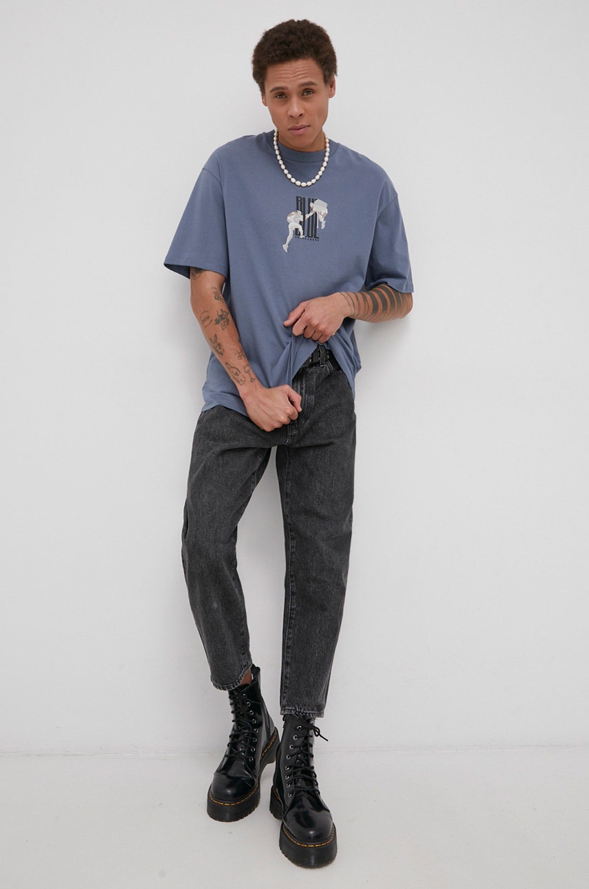 

Бавовняна футболка Jack & Jones гладкий