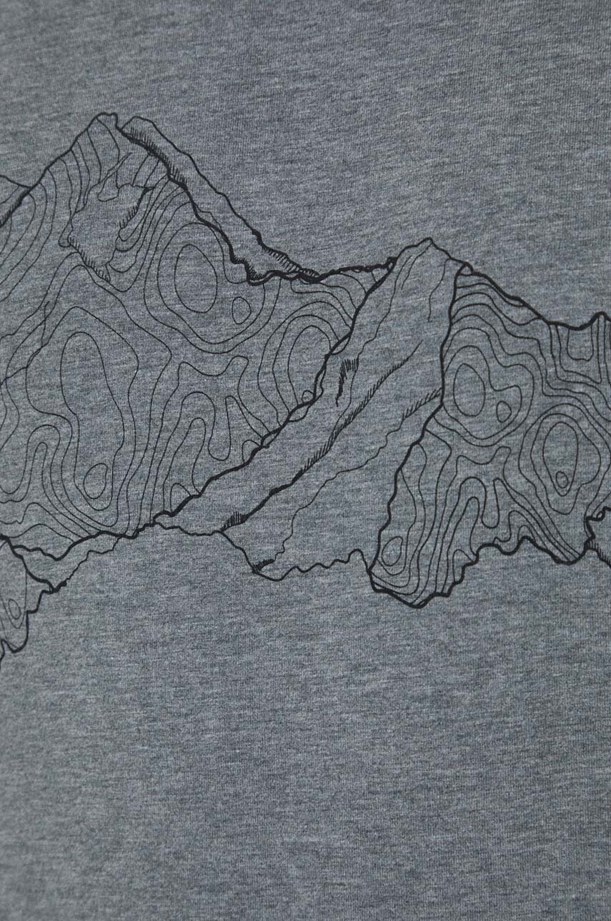 Αθλητικό μπλουζάκι Viking Lako χρώμα: γκρι φωτογραφία