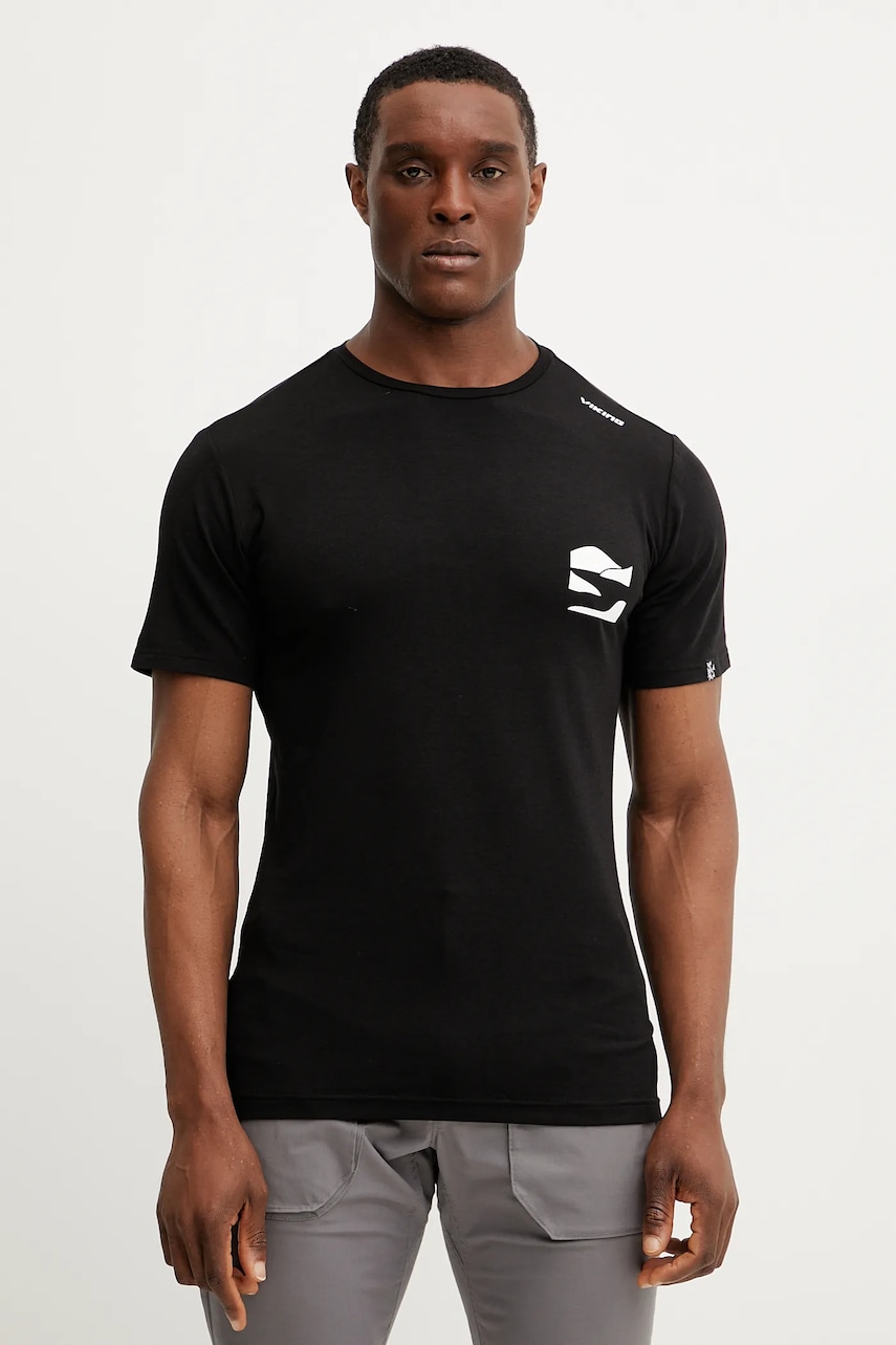 Viking tricou sport Lako culoarea negru, cu imprimeu