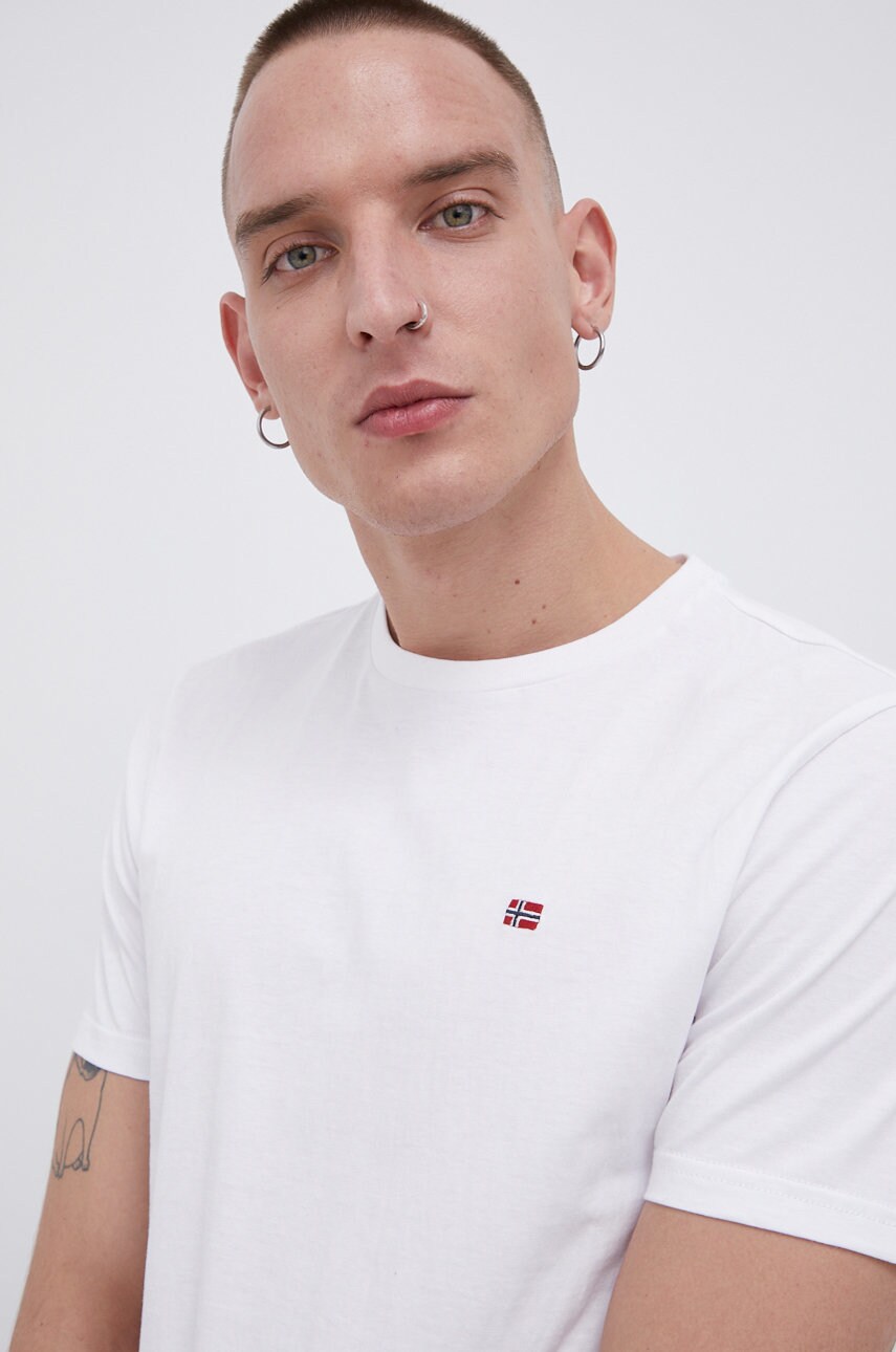 Napapijri tricou din bumbac neted