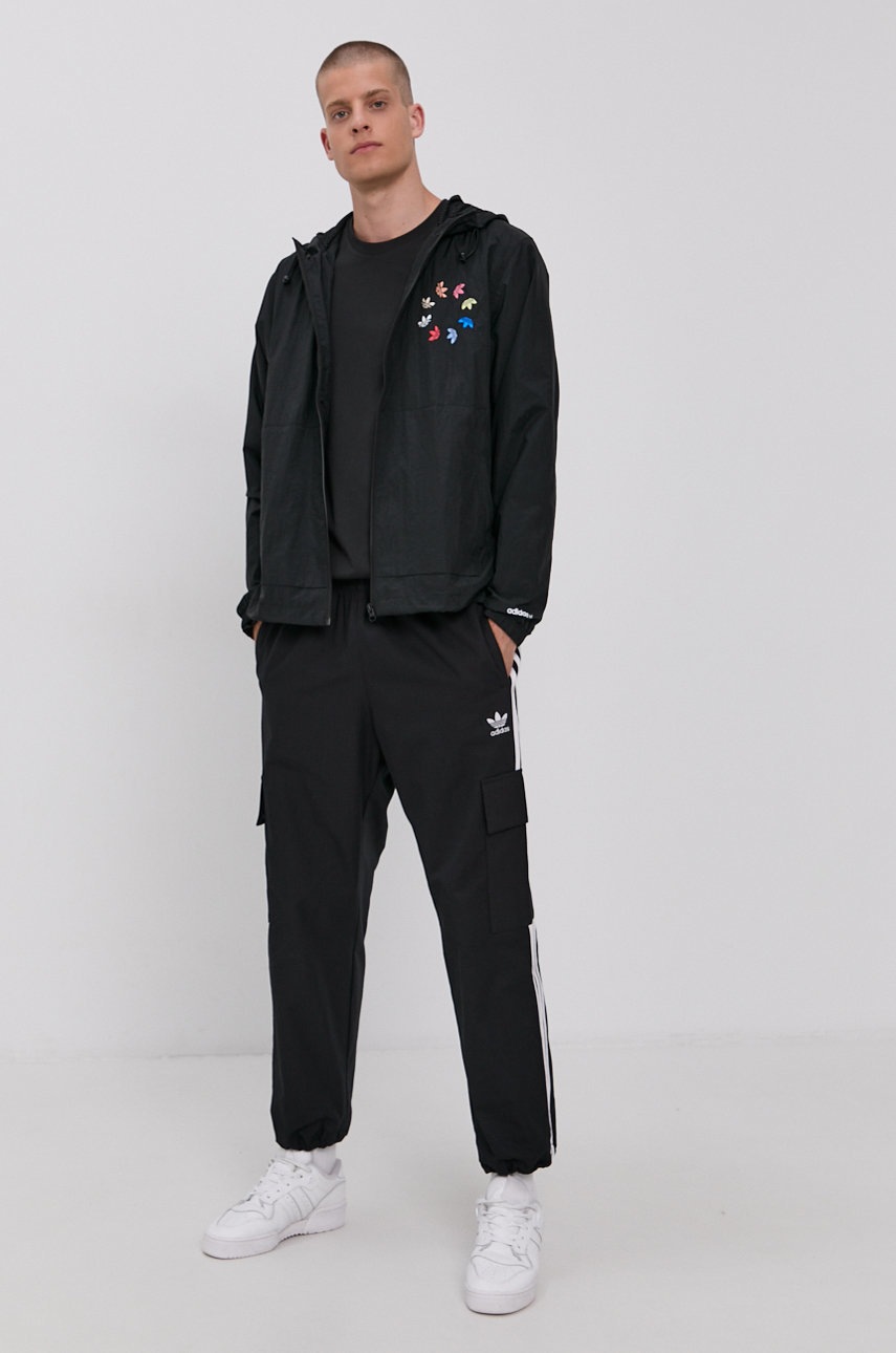 

Хлопковая футболка adidas x Star Wars цвет чёрный с принтом