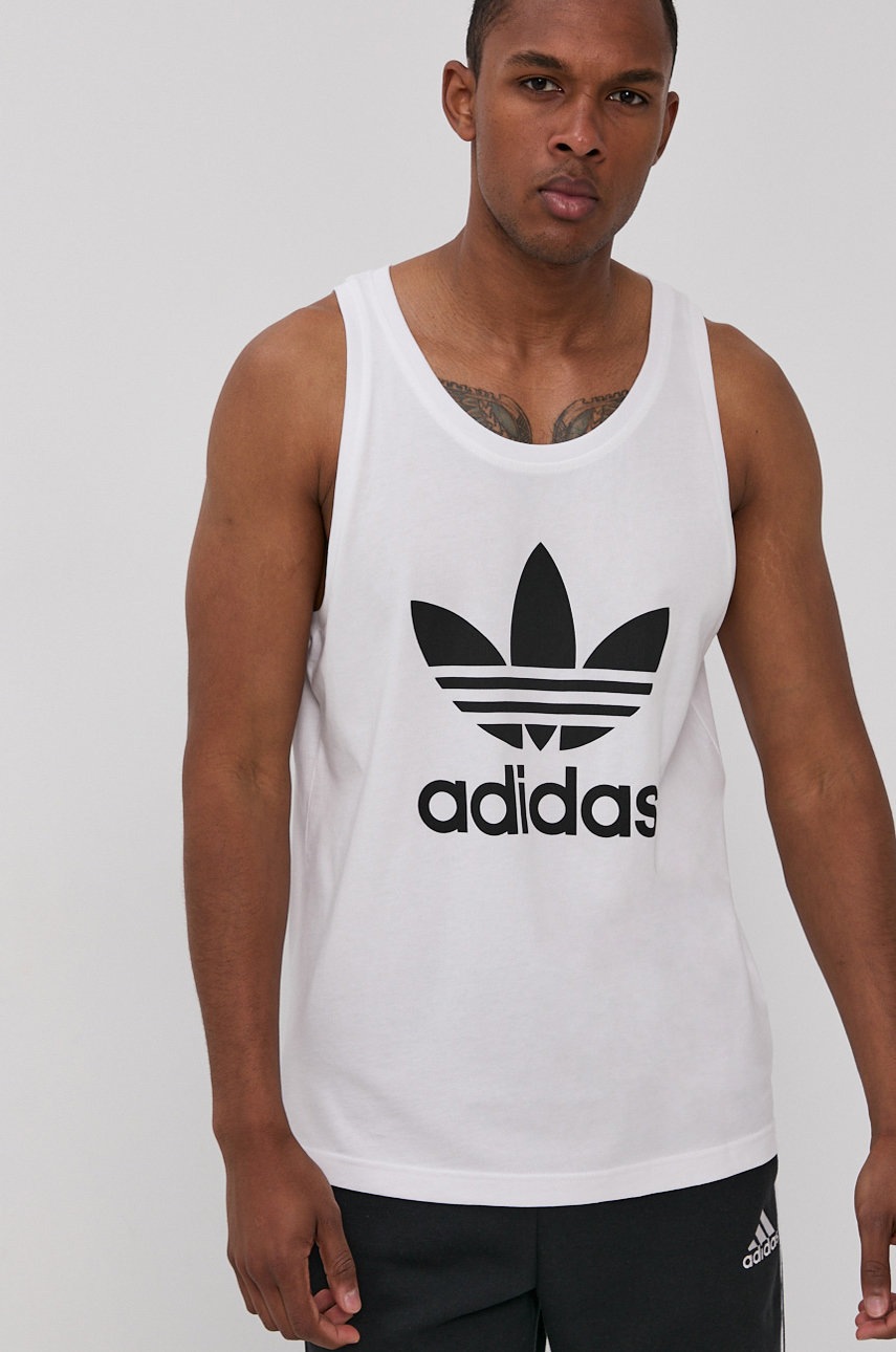 

Футболка adidas Originals мужская цвет белый