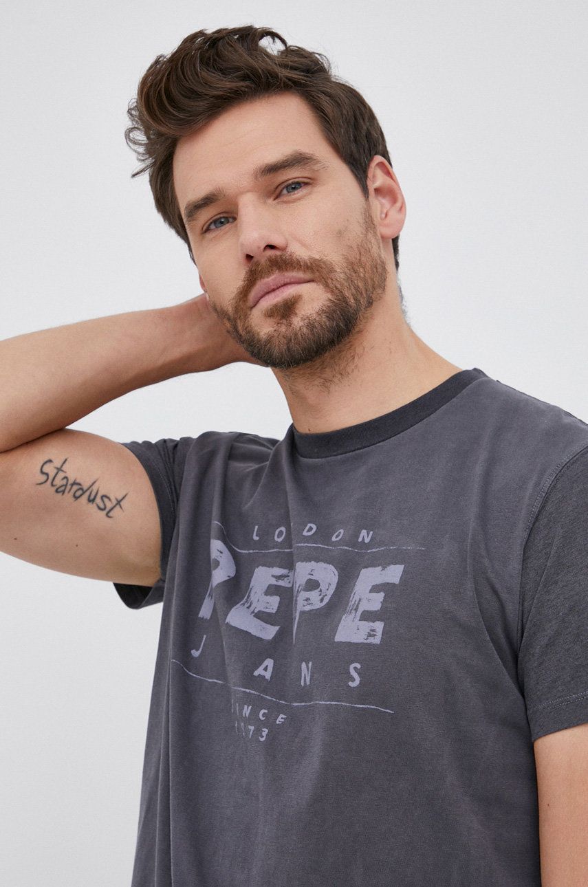 Pepe Jeans - Tricou din bumbac Teddy