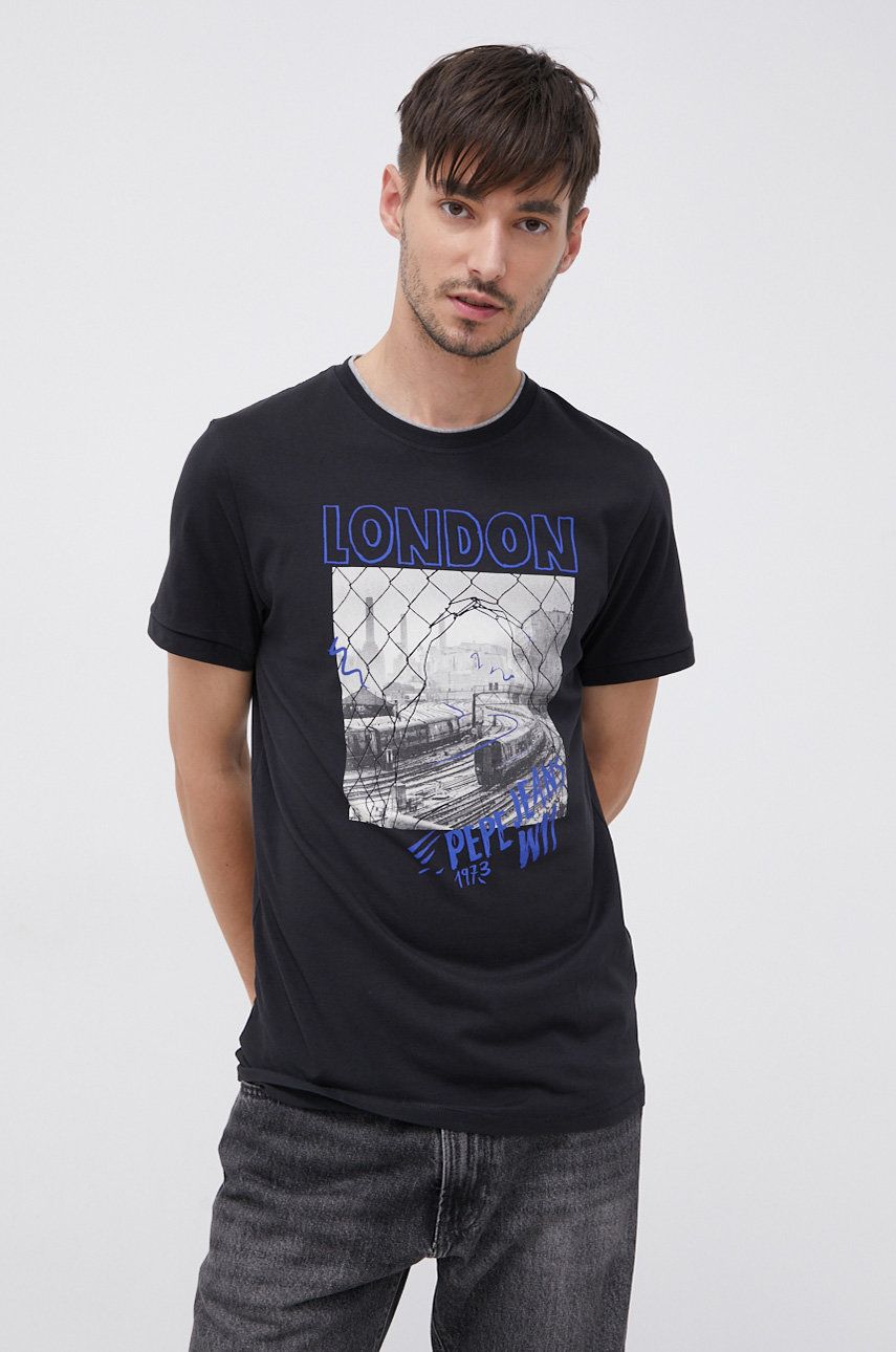 Pepe Jeans - Tricou din bumbac Toby