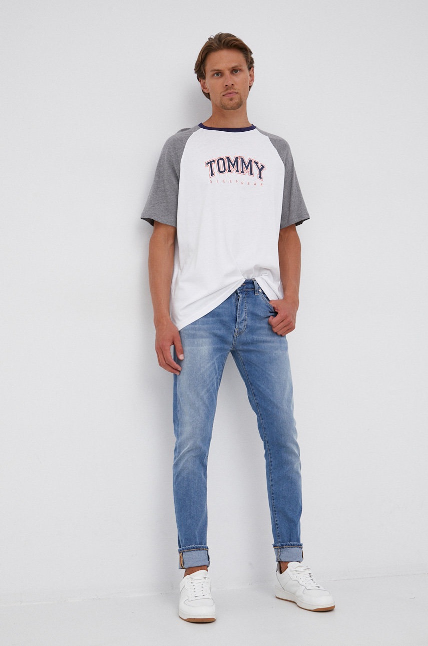 

Бавовняна футболка Tommy Hilfiger колір сірий меланж