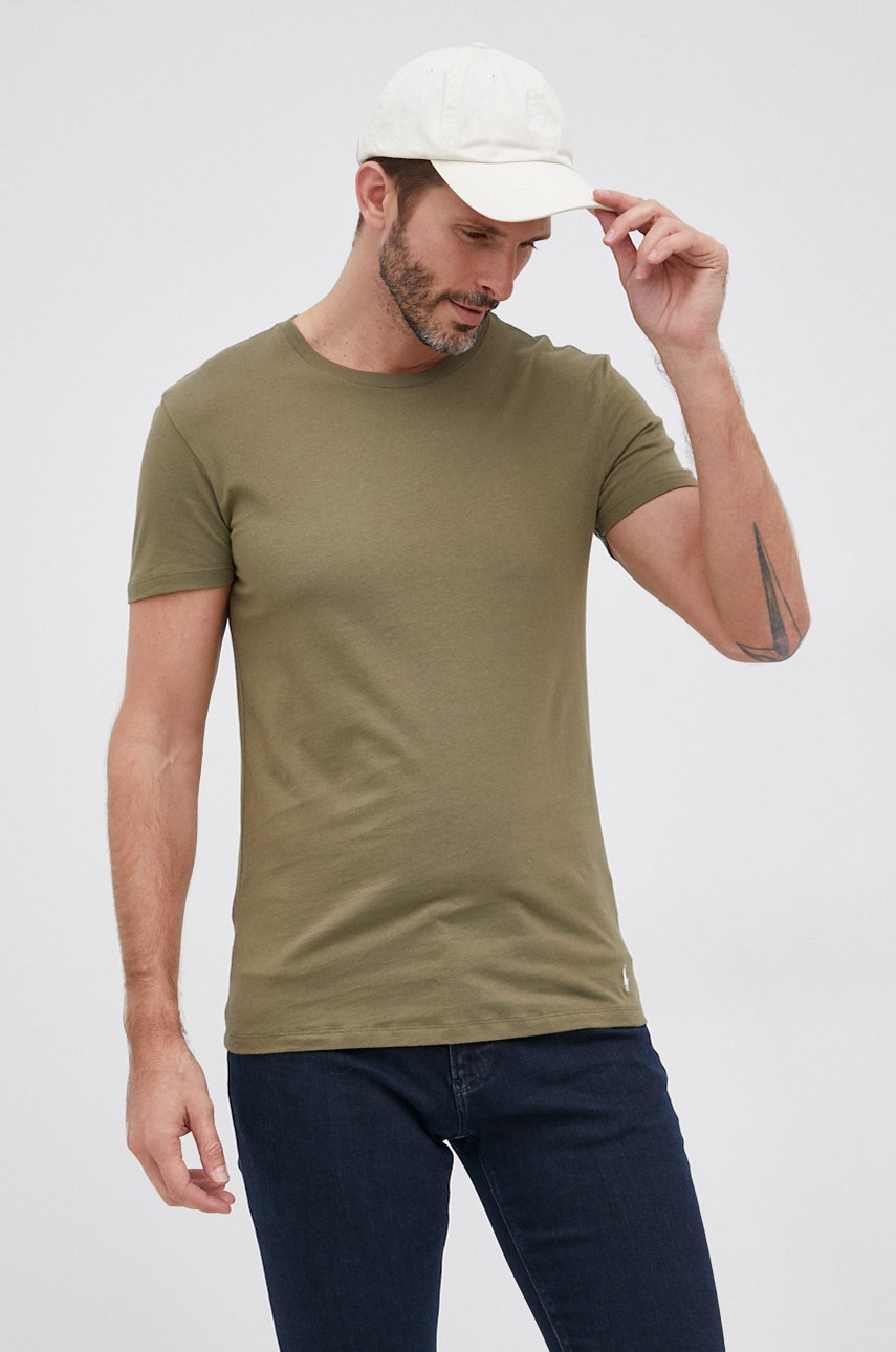 

Памучна тениска Polo Ralph Lauren с изчистен дизайн, Многоцветен