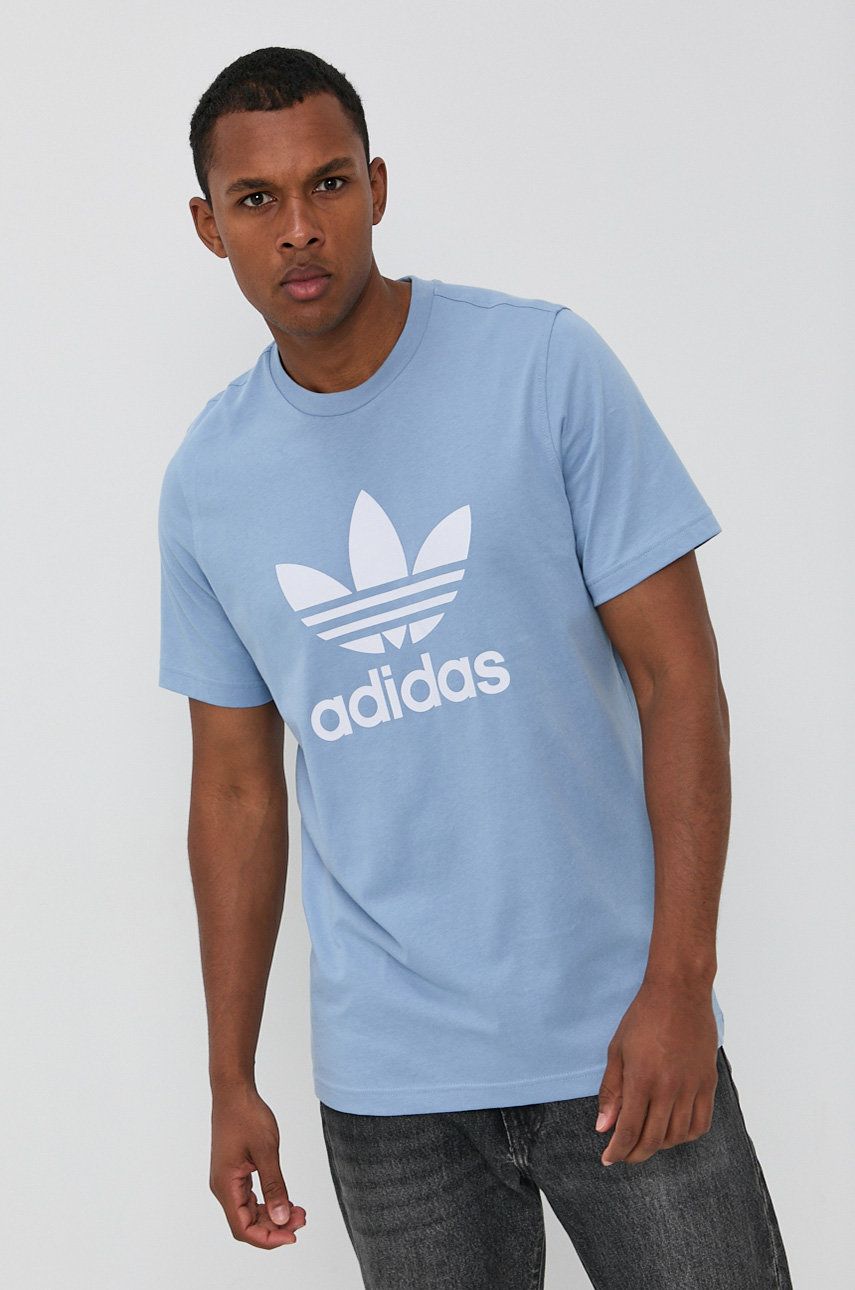 Adidas Originals Tricou din bumbac cu imprimeu adidas Originals imagine noua