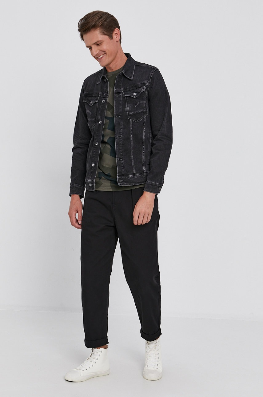 

Бавовняна футболка G-Star Raw візерунок