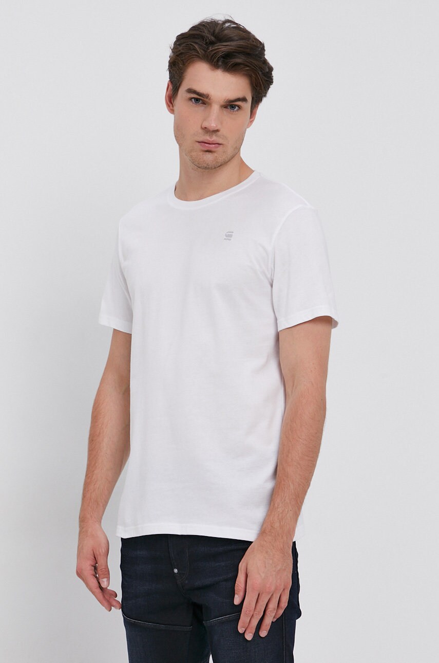 

Бавовняна футболка G-Star Raw (2-pack) гладкий