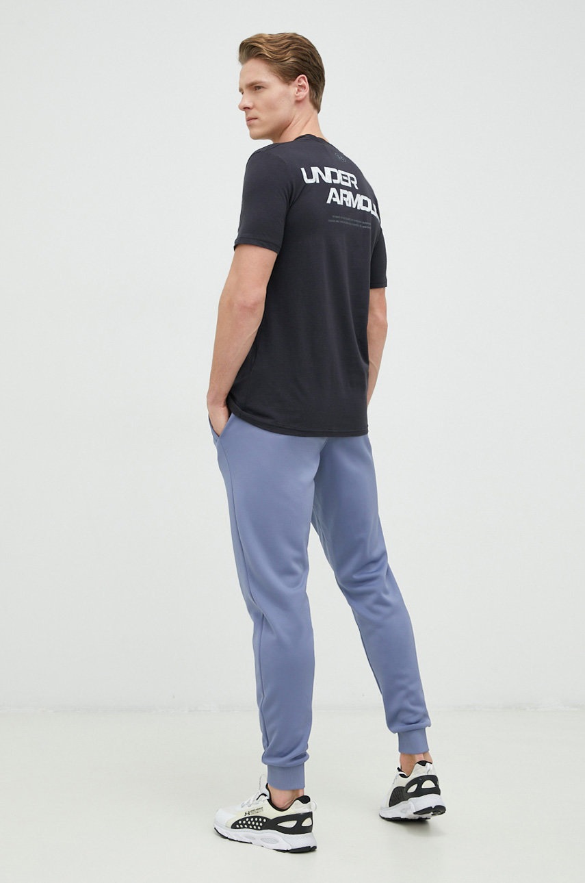 Under Armour tricou barbati, culoarea gri, modelator