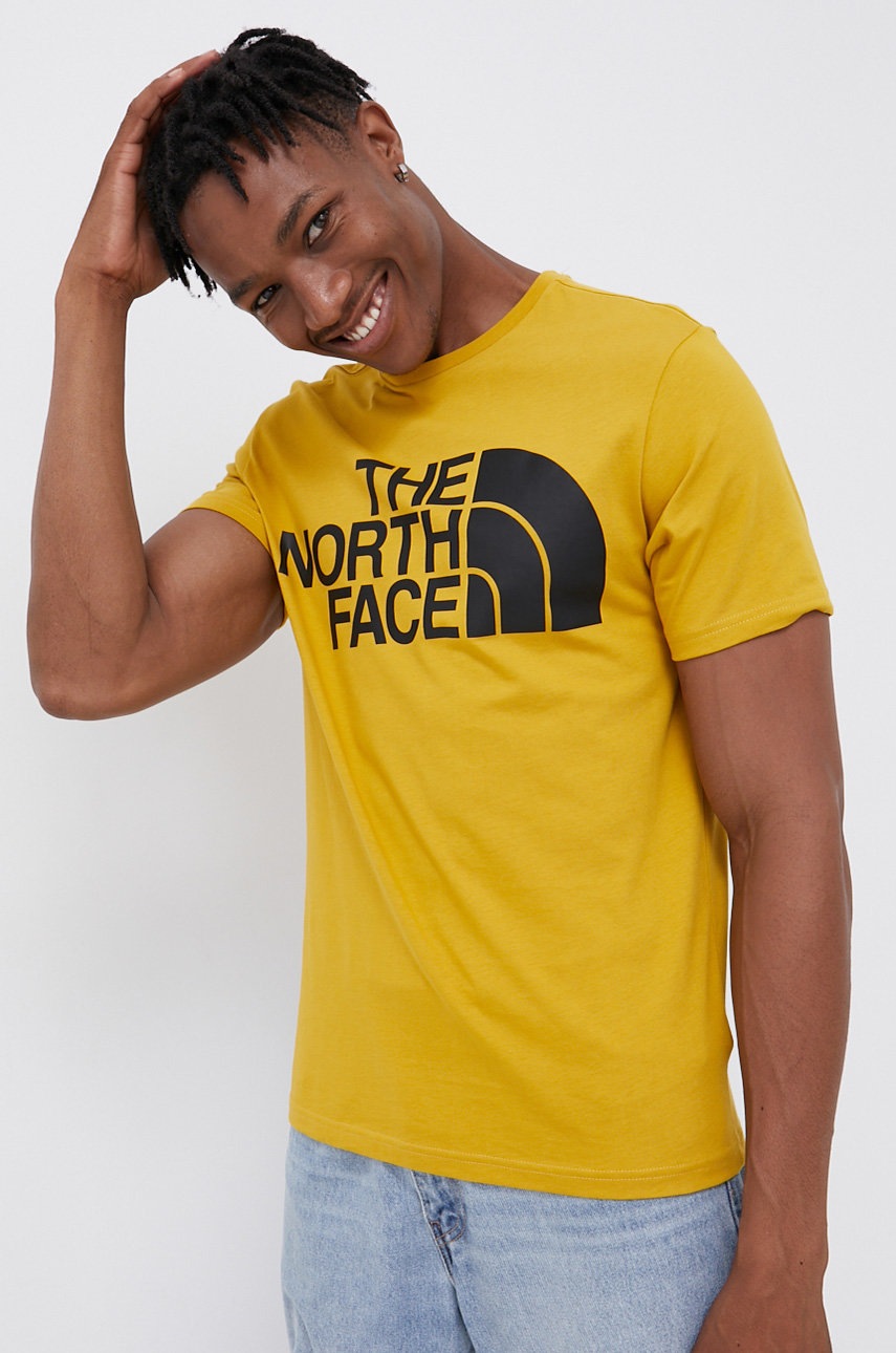 

The North Face - Памучна тениска, Жълт