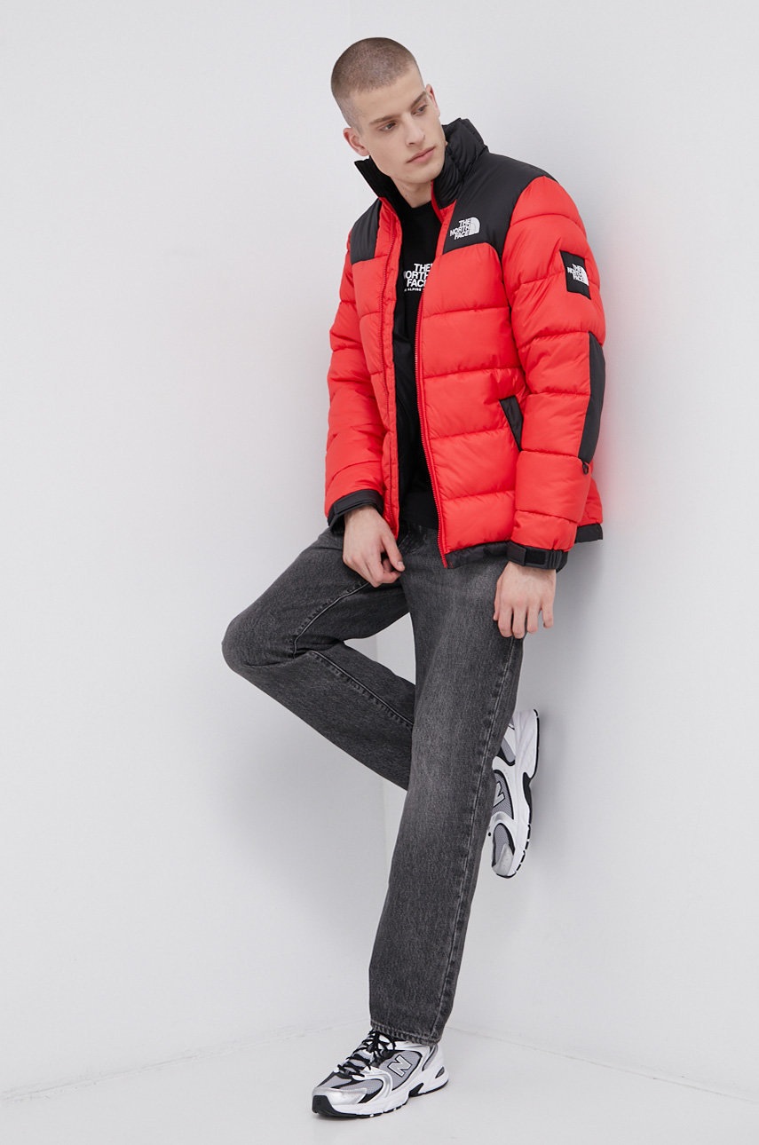 

Хлопковая футболка The North Face цвет чёрный с принтом