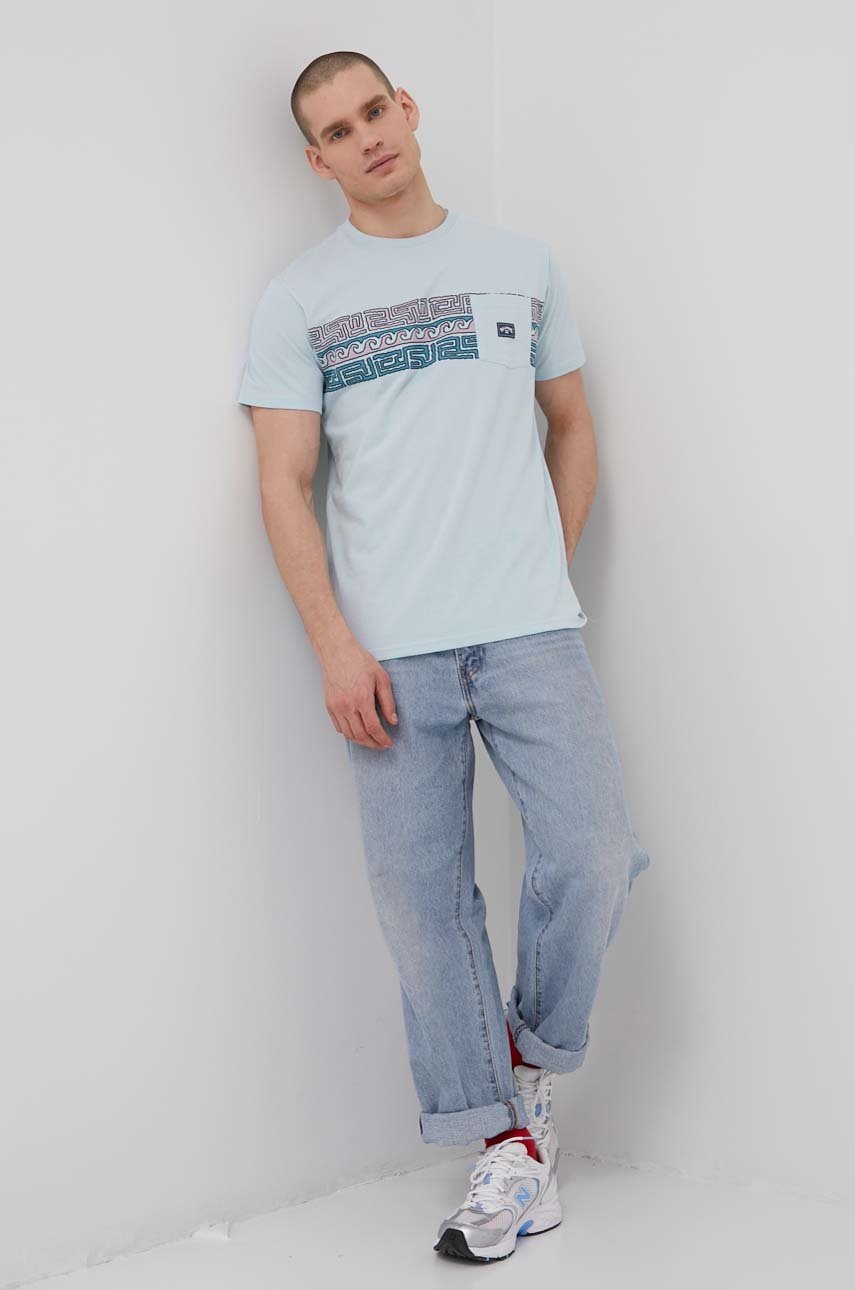 

Хлопковая футболка Billabong с принтом