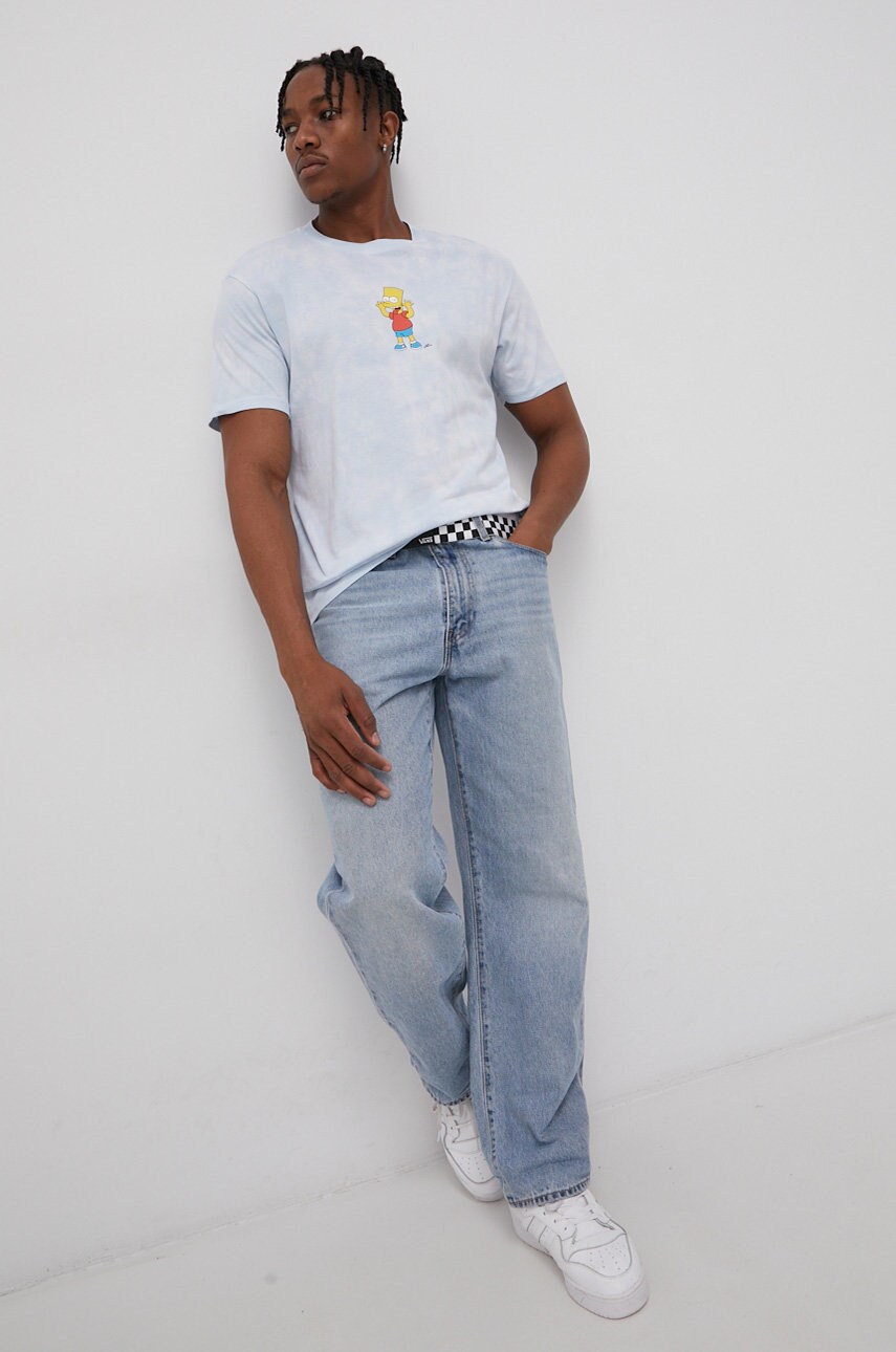 Billabong tricou din bumbac x the simpsons cu imprimeu
