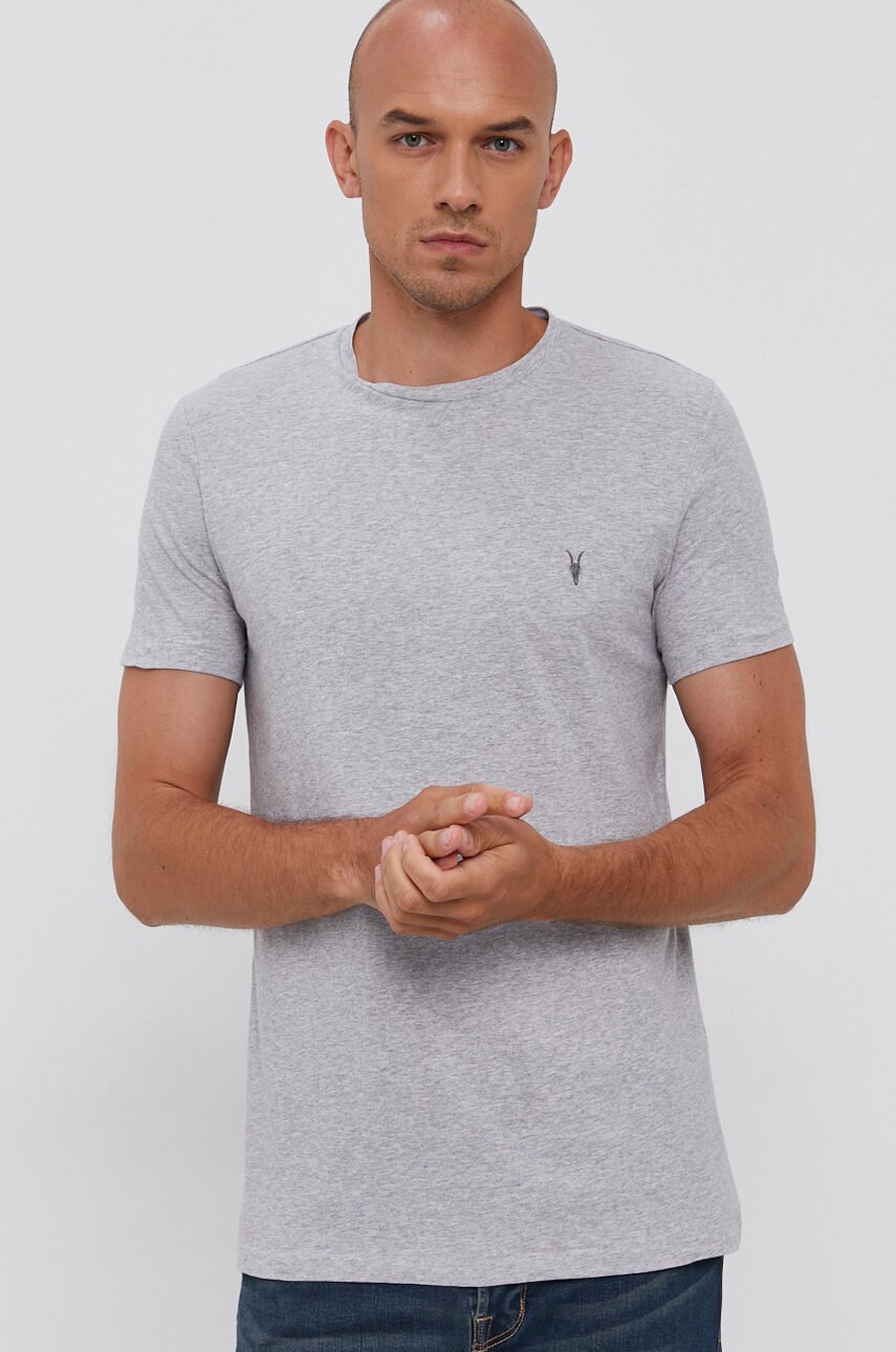 

Бавовняна футболка AllSaints (3-pack) гладкий