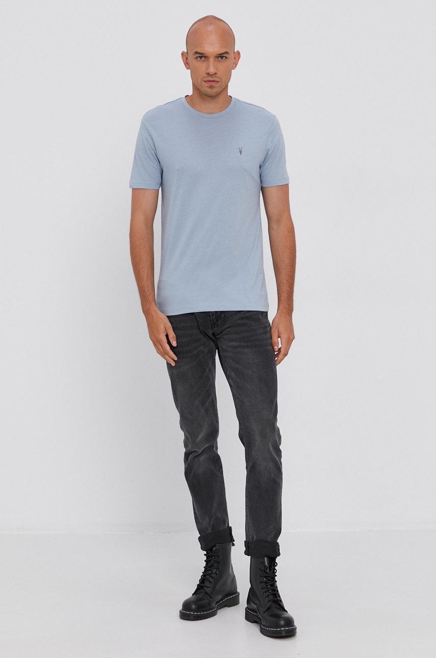 

Футболка AllSaints мужская гладкий