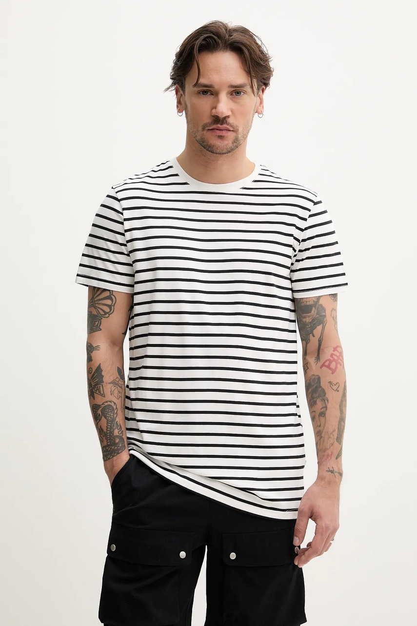 Resteröds tricou barbati, culoarea negru, neted