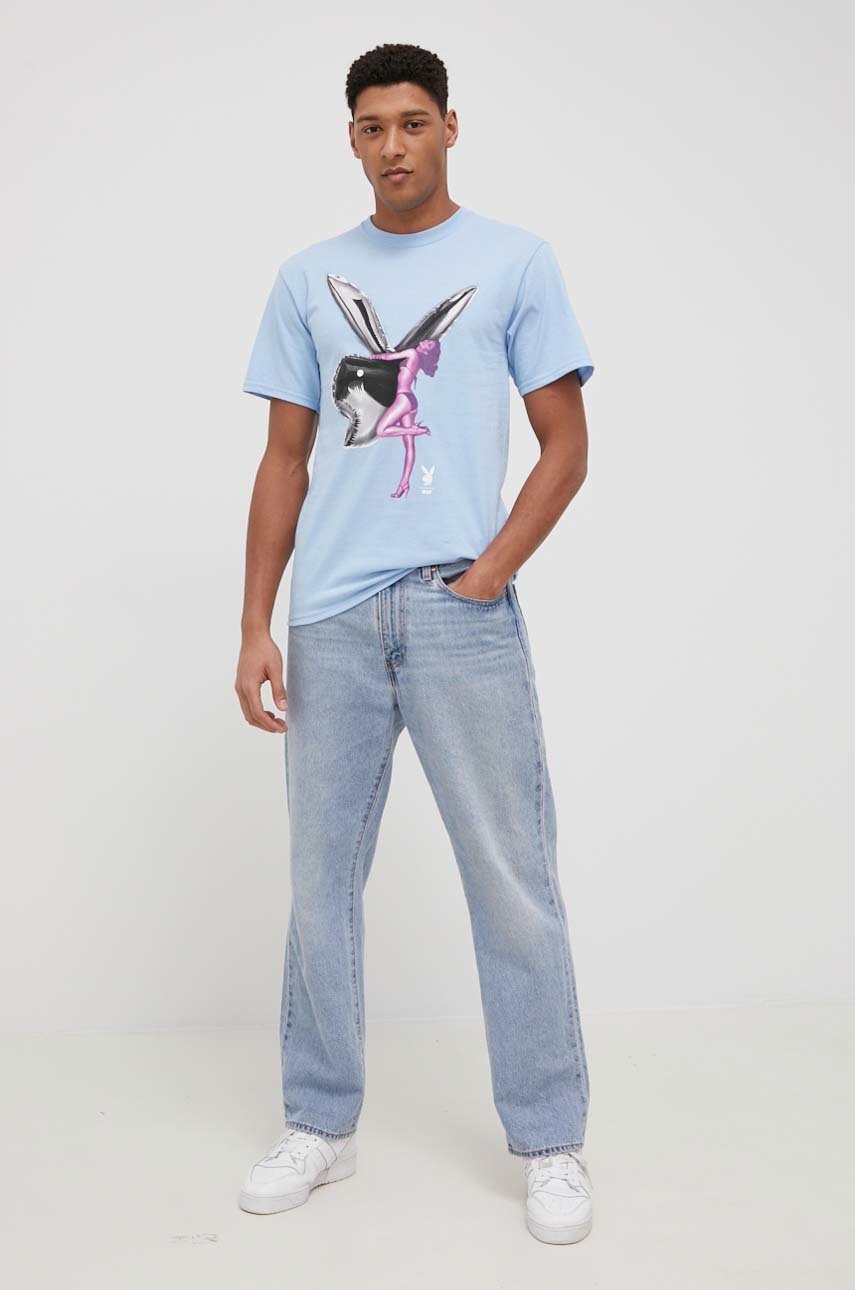 

Бавовняна футболка HUF X Playboy гладкий
