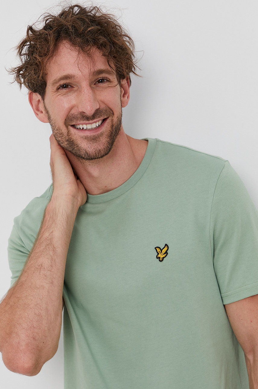 

Lyle & Scott - Памучна тениска, Зелен