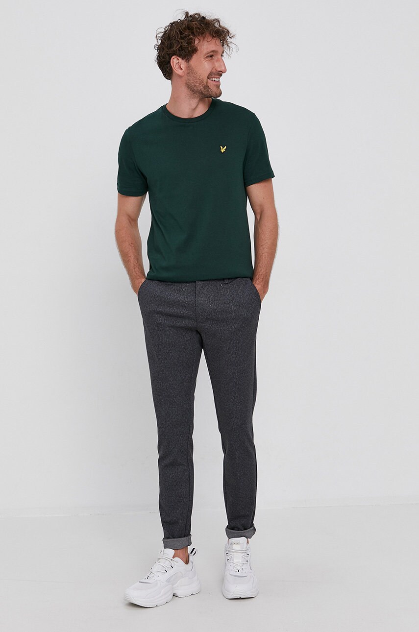 

Lyle & Scott - Памучна тениска, Зелен