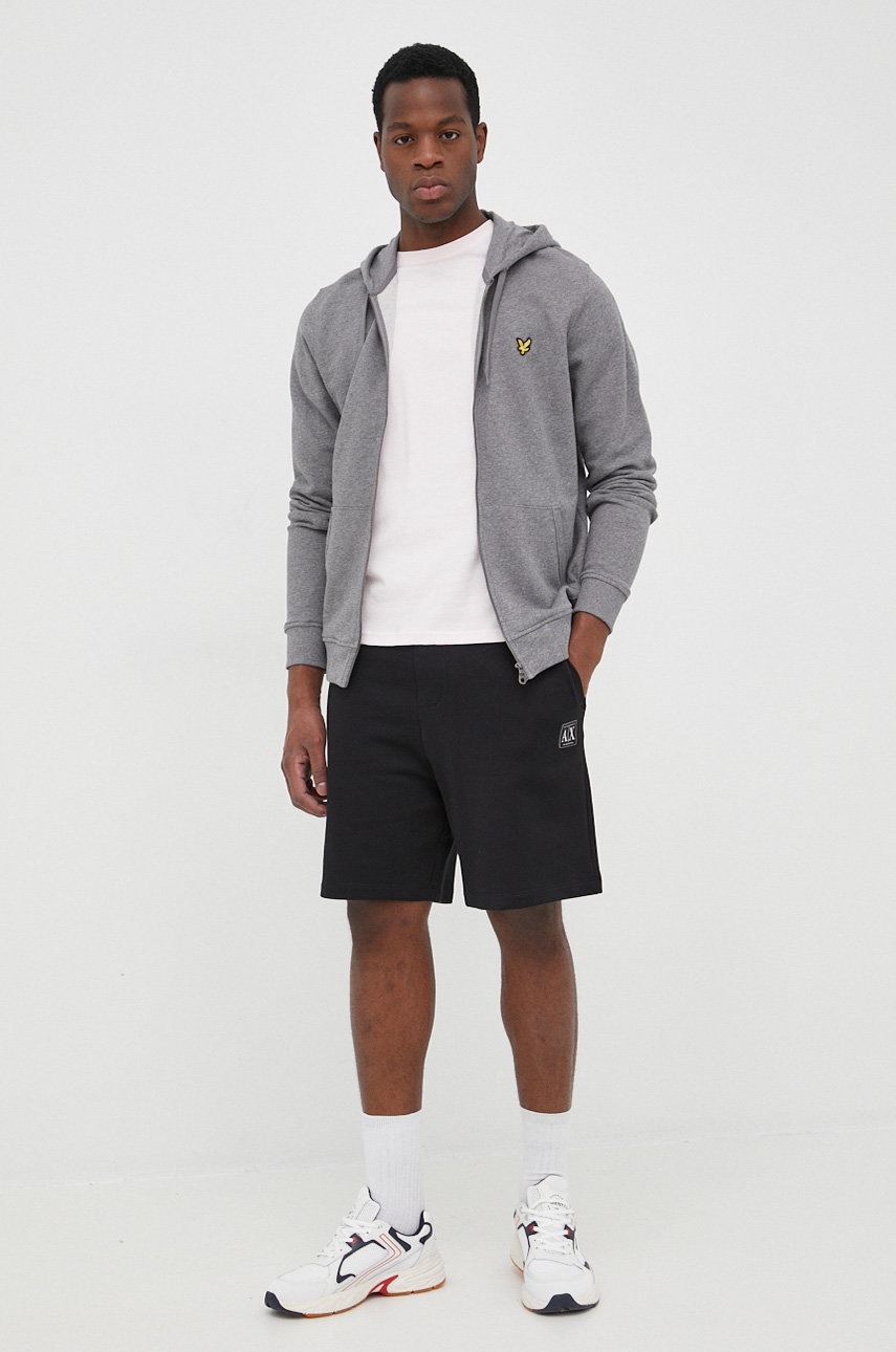 

Бавовняна футболка Lyle & Scott колір рожевий однотонний