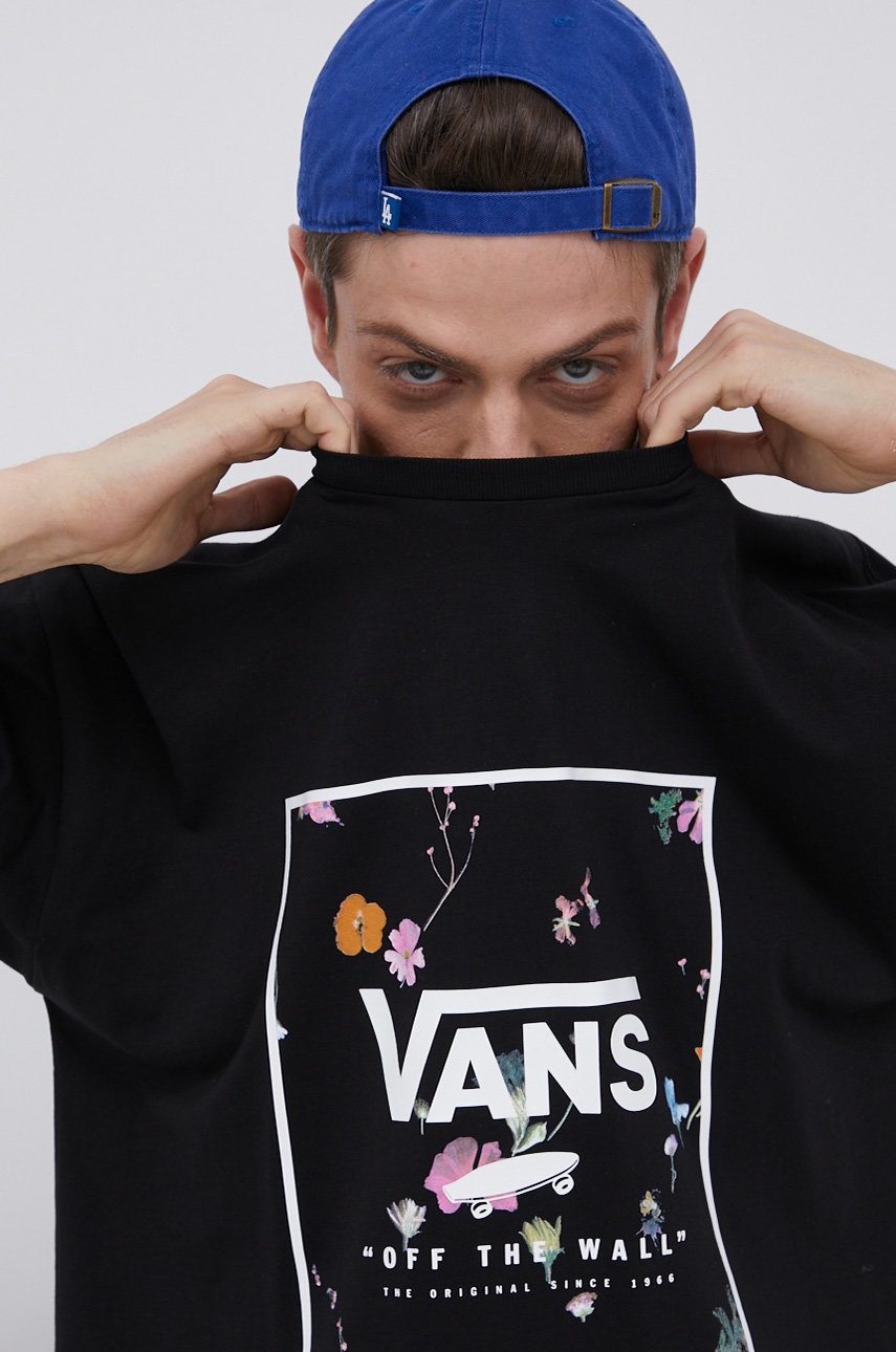 

Vans - Памучна тениска, Черен