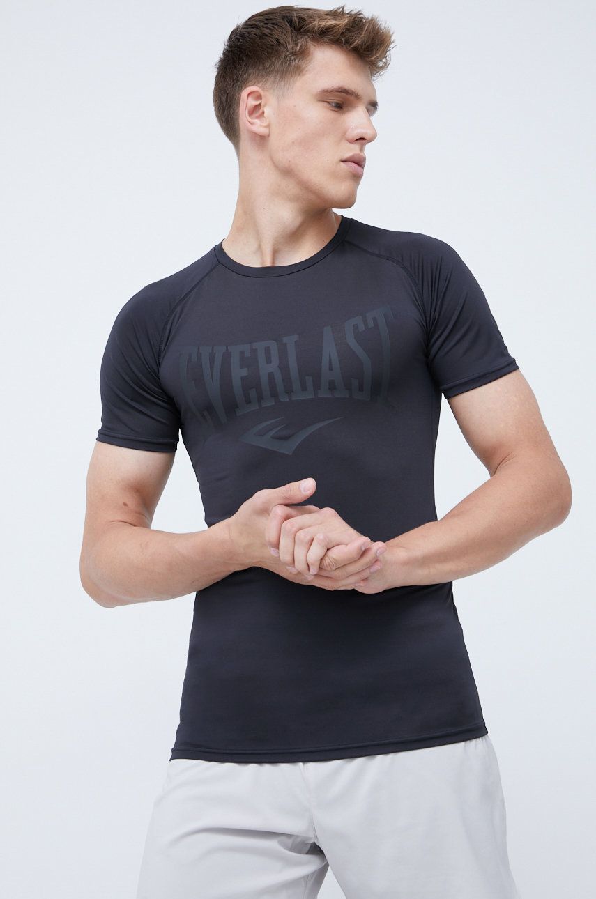Everlast tricou de antrenament Willow culoarea negru, cu imprimeu