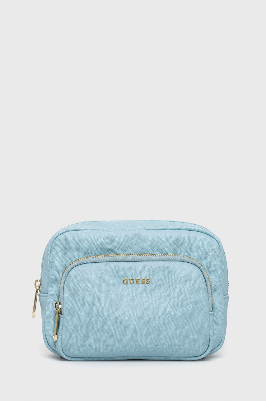 

Козметична чанта Guess, Син