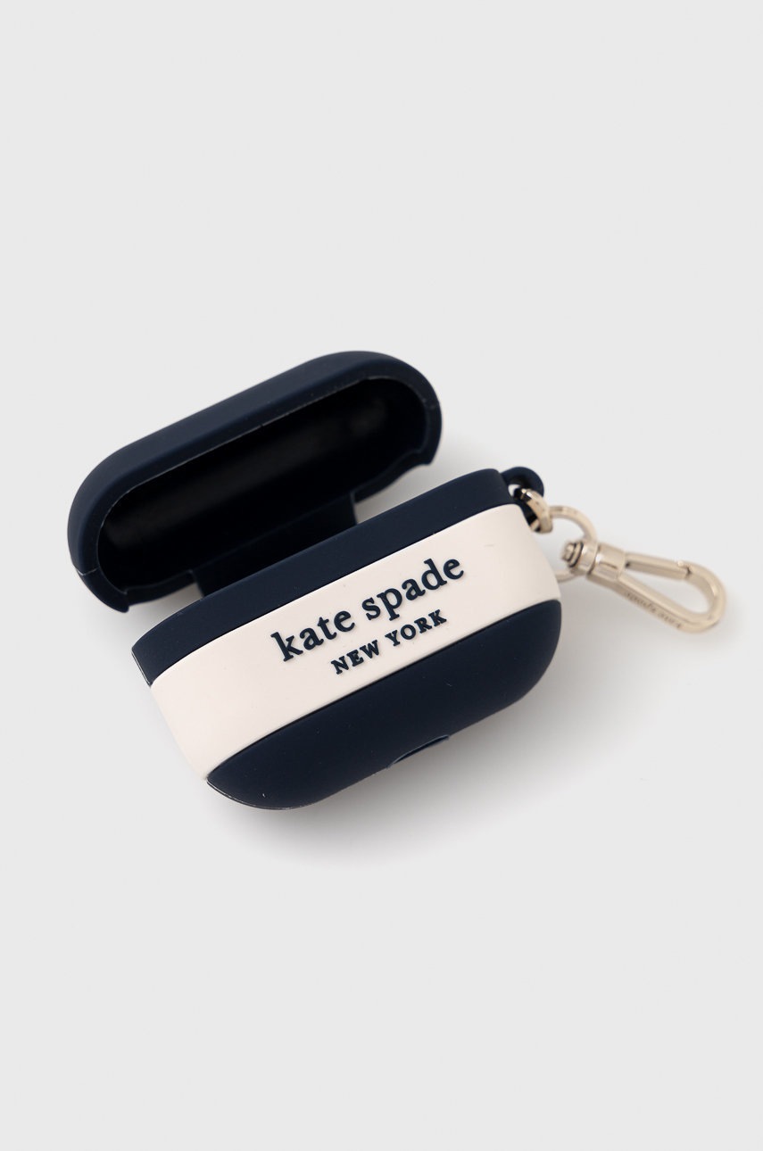 Kate Spade pokrowiec na airpods kolor granatowy