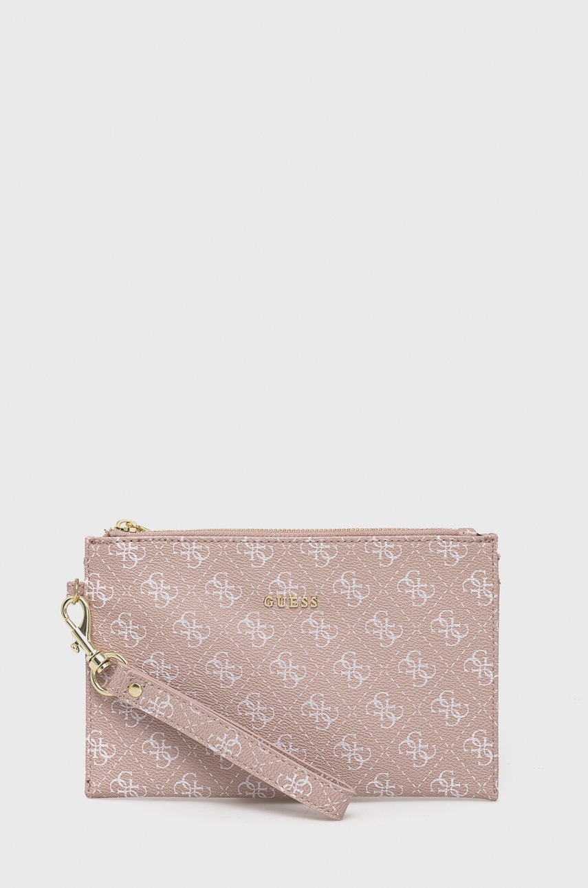 

Косметичка Guess колір рожевий