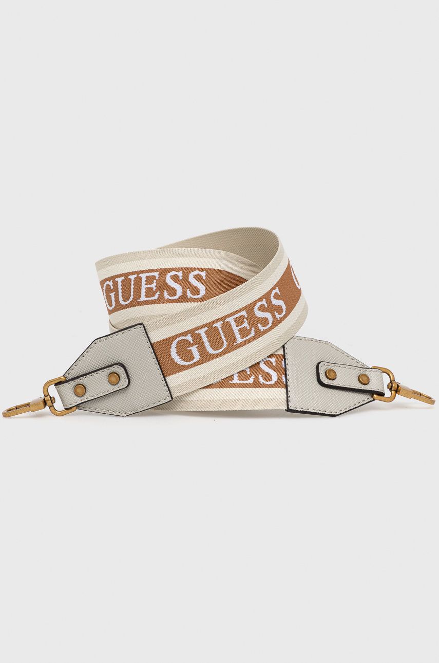 Popruh na kabelku Guess dámský, béžová barva, SWWB86 74730
