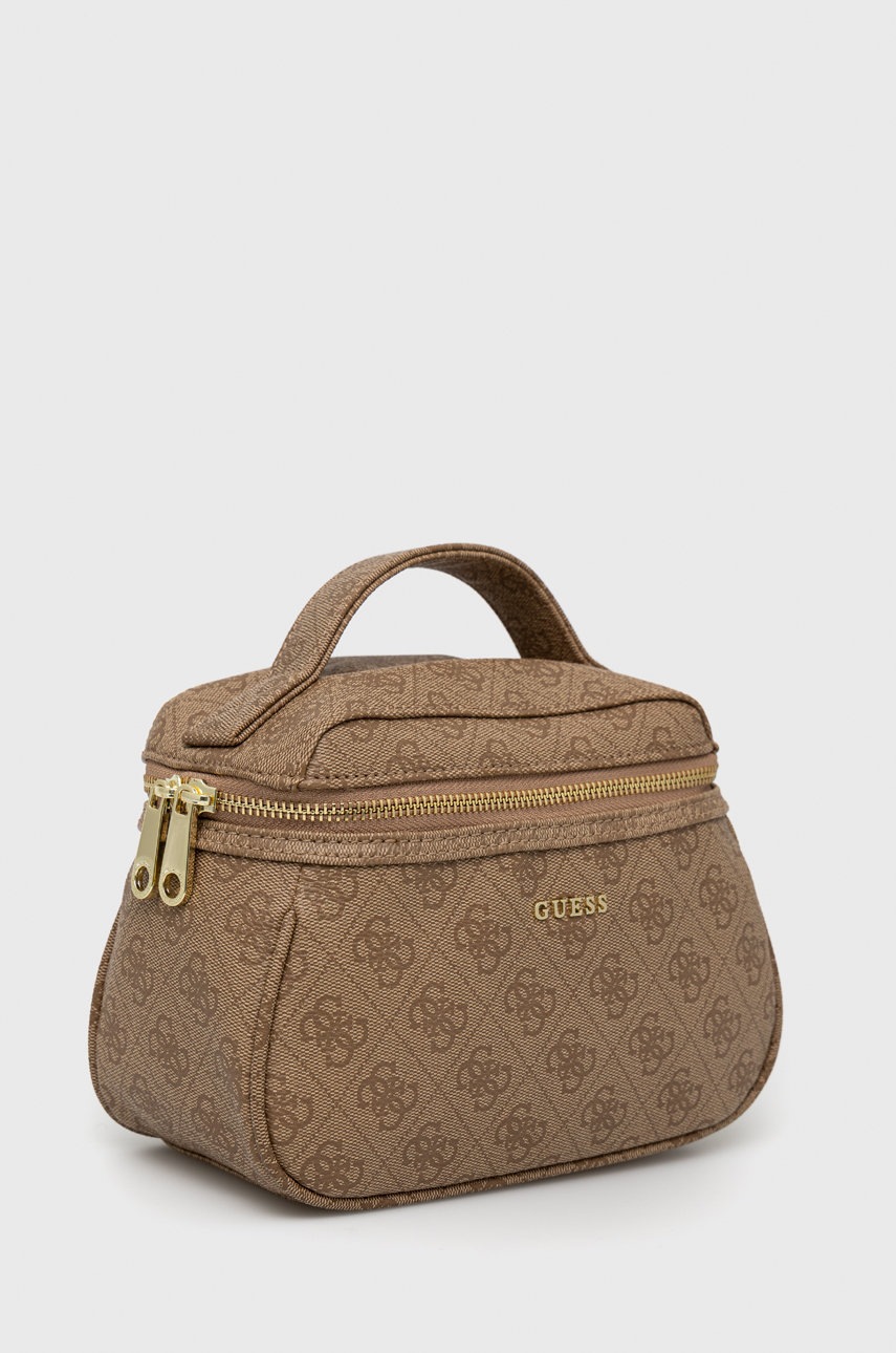 

Косметичка Guess колір коричневий
