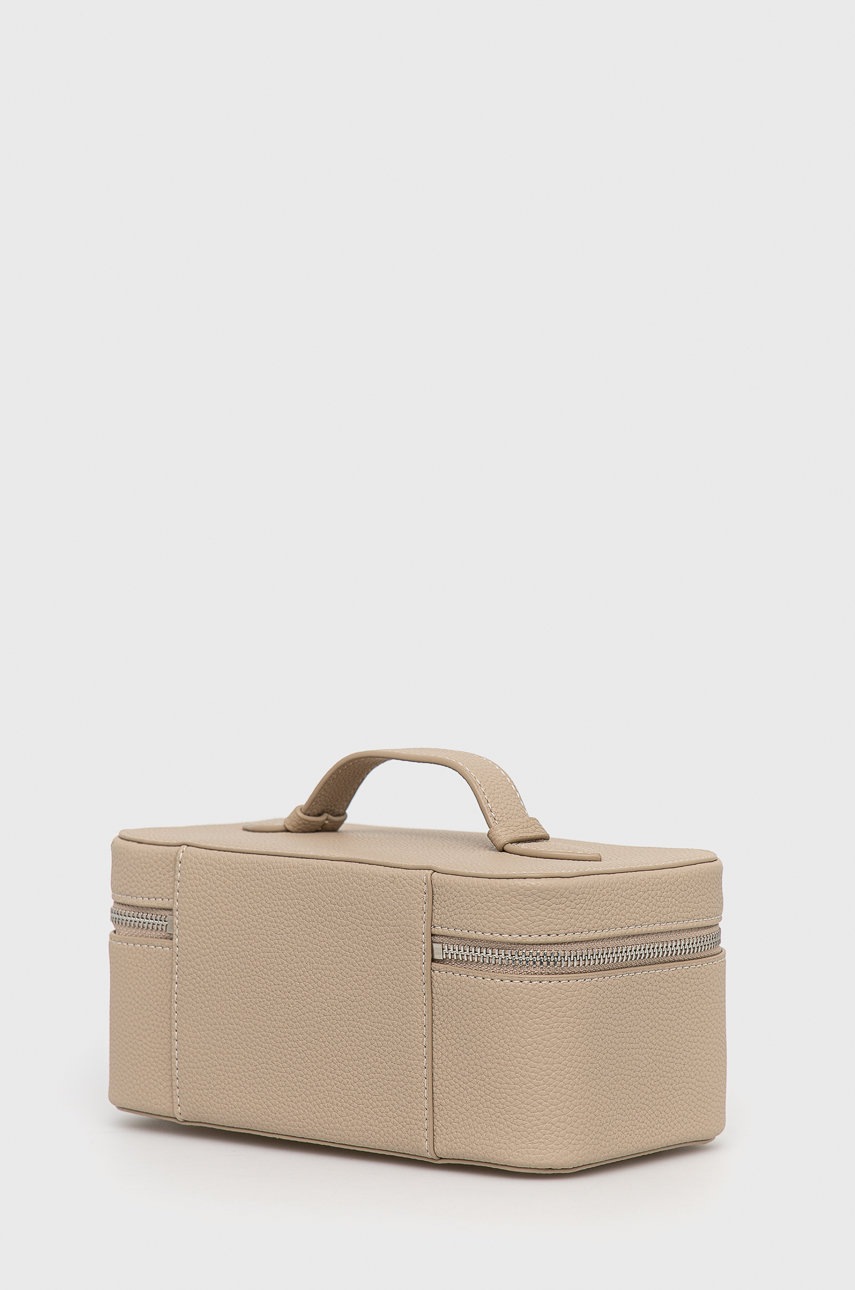 

Косметичка Trussardi цвет бежевый