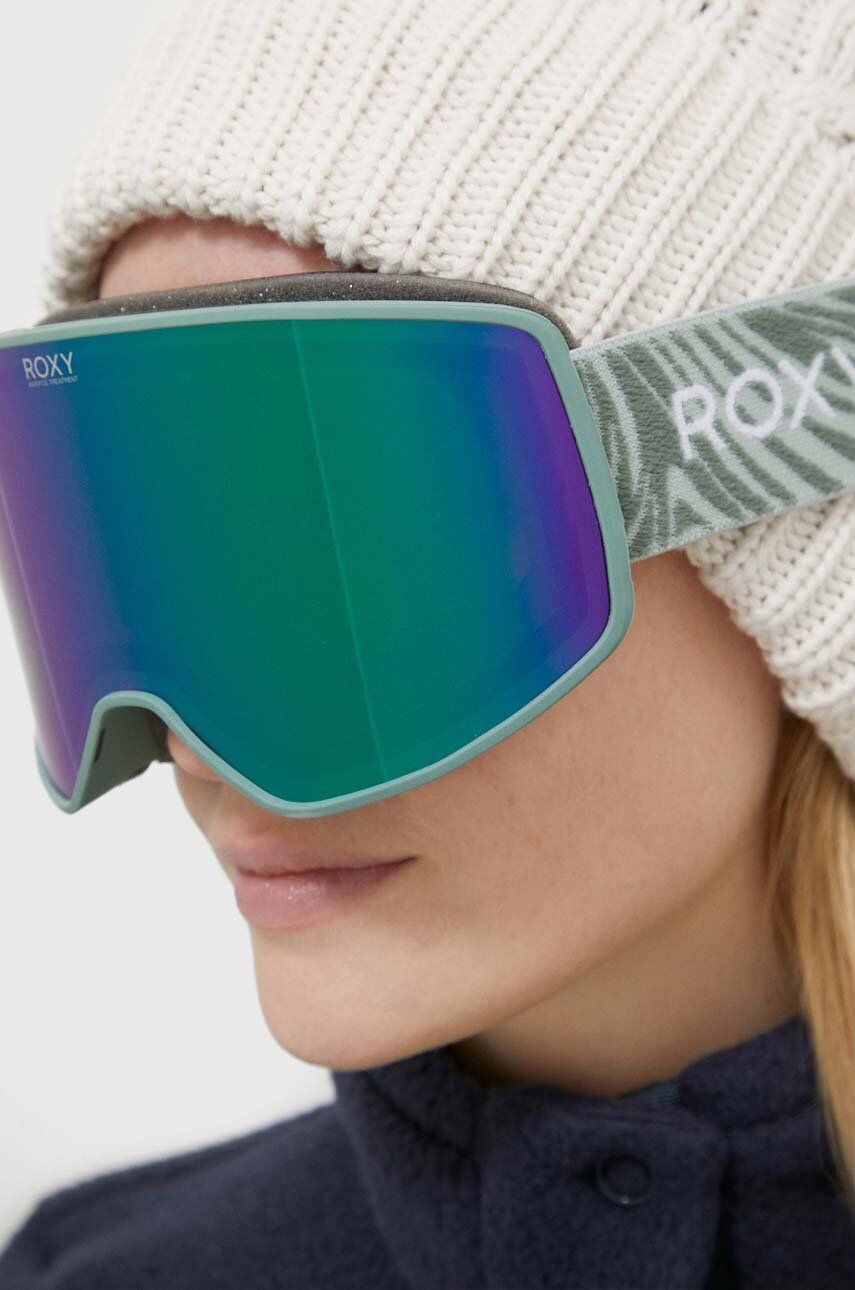 Brýle Roxy Storm zelená barva - zelená - 100 % Plast