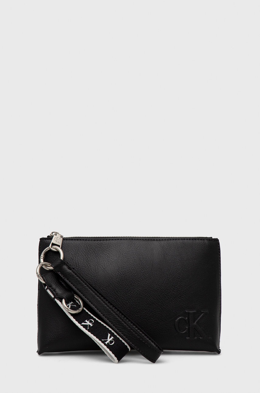 

Козметична чанта Calvin Klein Jeans в черно, Черен